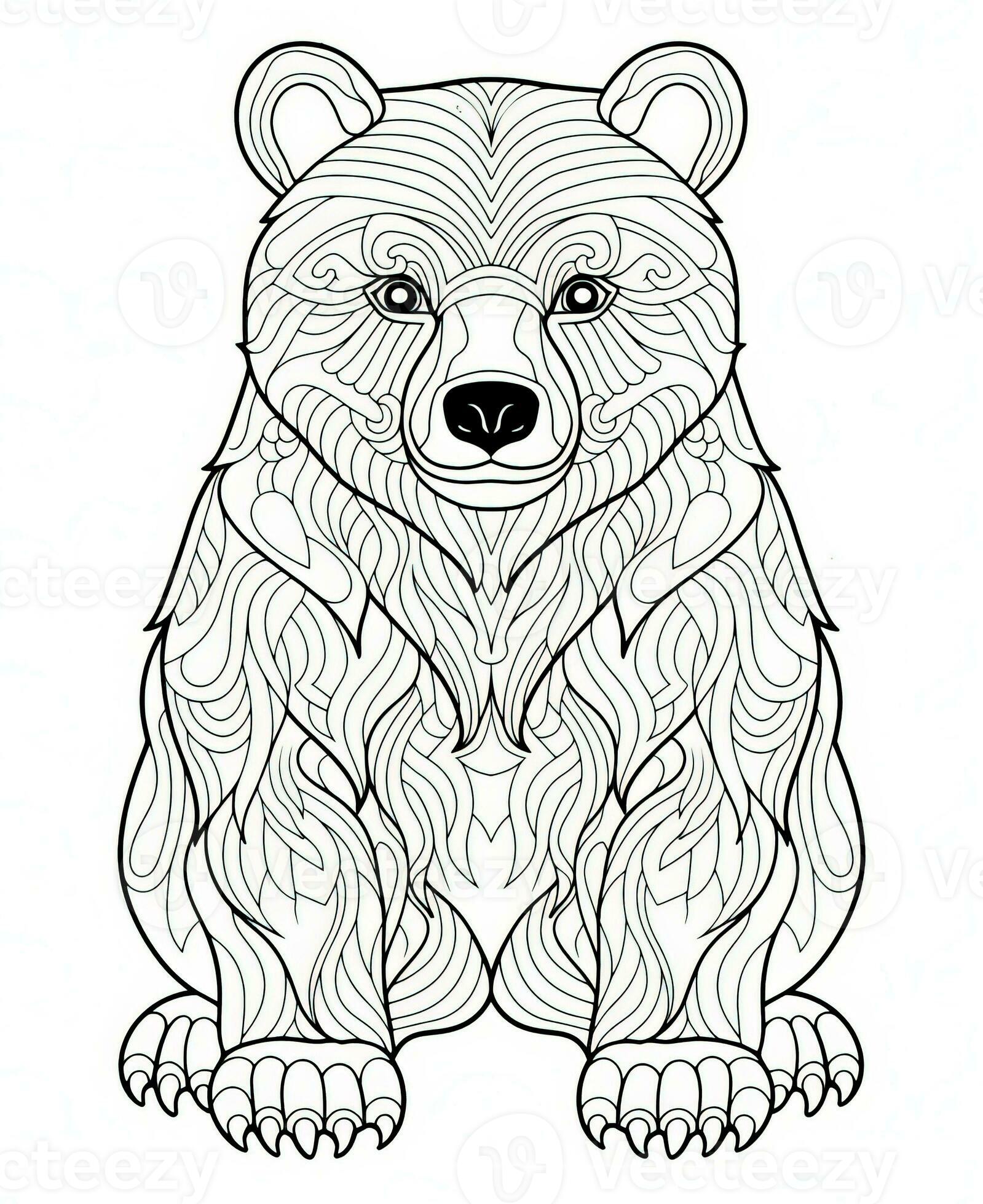 126 Brown Bear Coloring Pages Printable 87