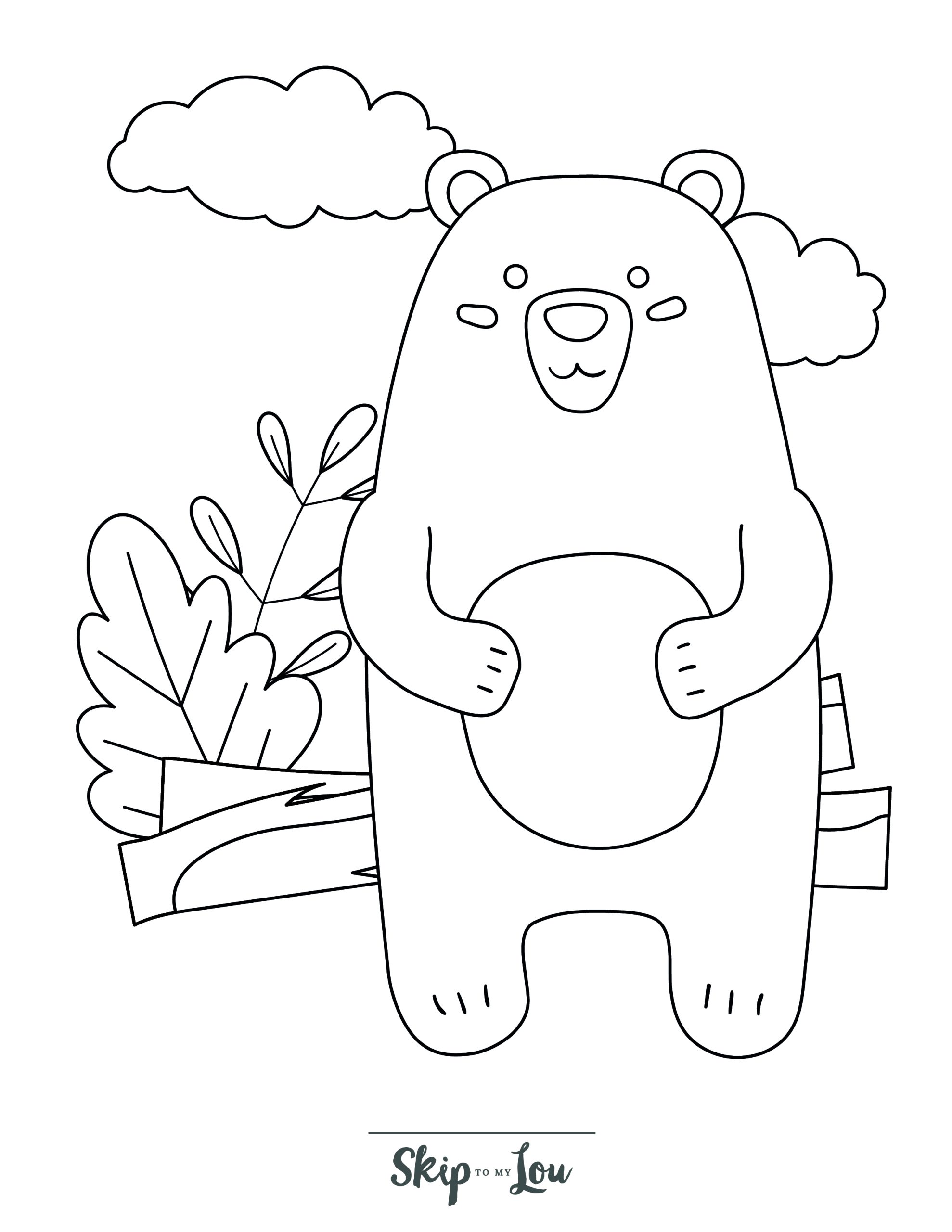 126 Brown Bear Coloring Pages Printable 91