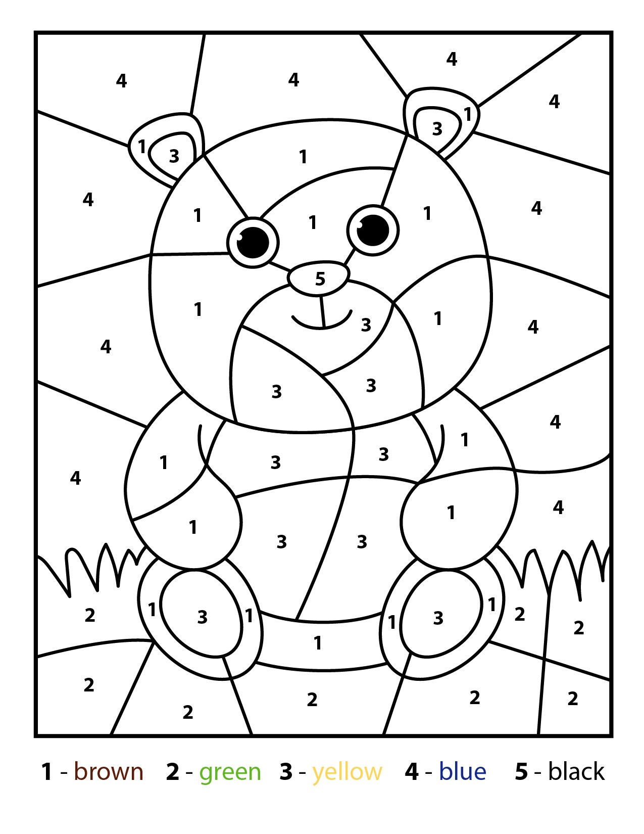 126 Brown Bear Coloring Pages Printable 93