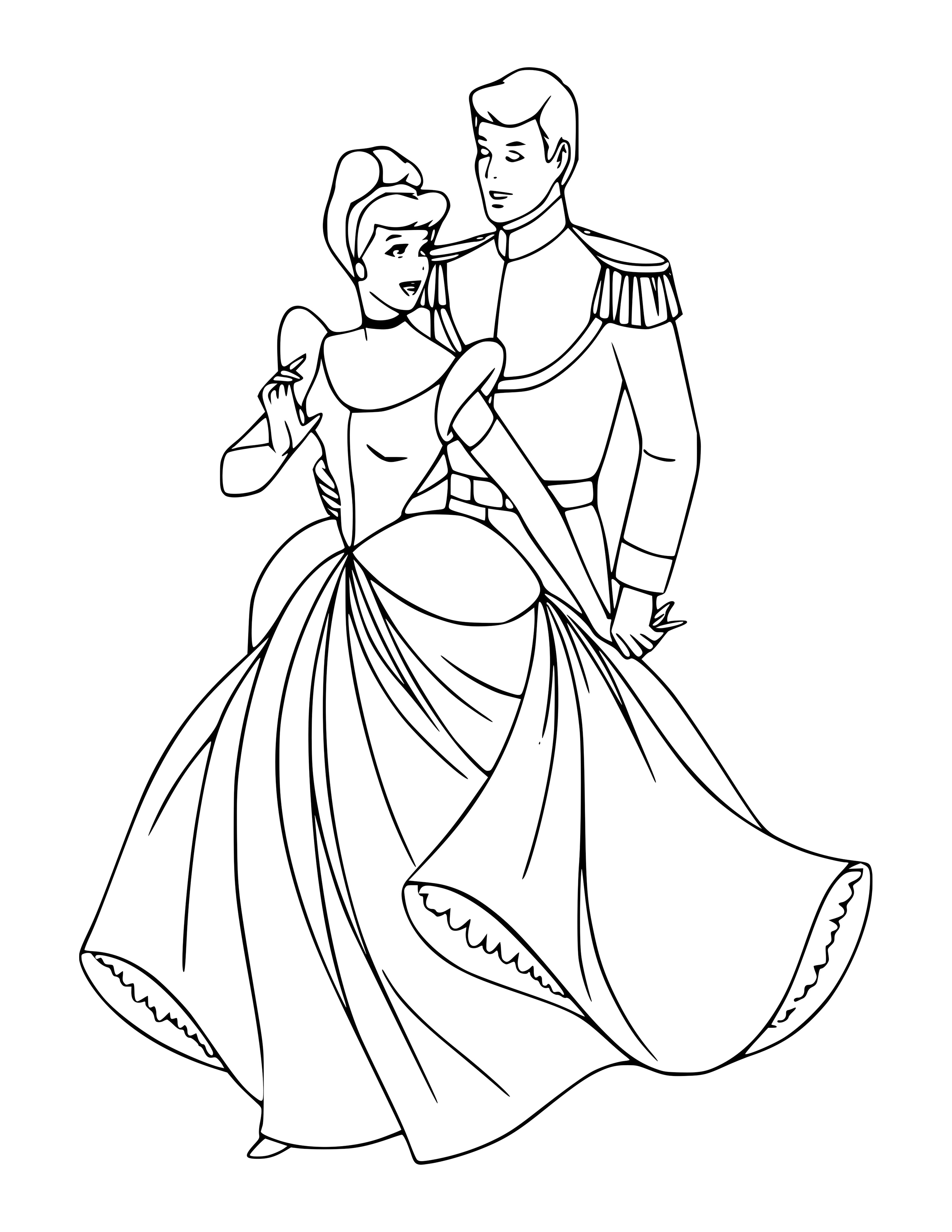 128 Cinderella Coloring Pages Printable 10