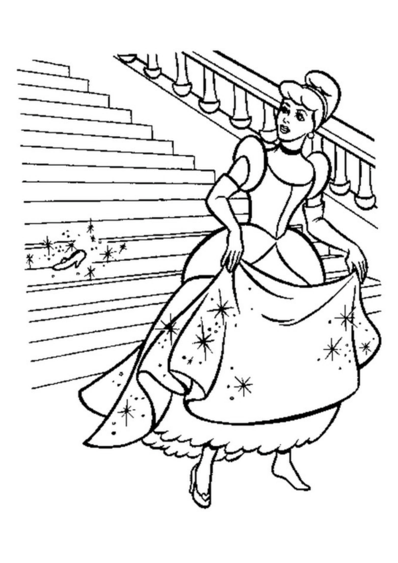 128 Cinderella Coloring Pages Printable 105