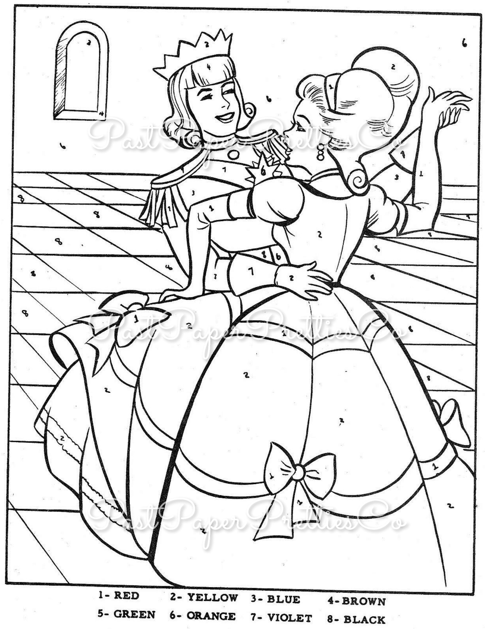 128 Cinderella Coloring Pages Printable 112