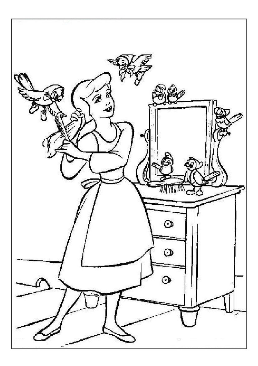 128 Cinderella Coloring Pages Printable 117