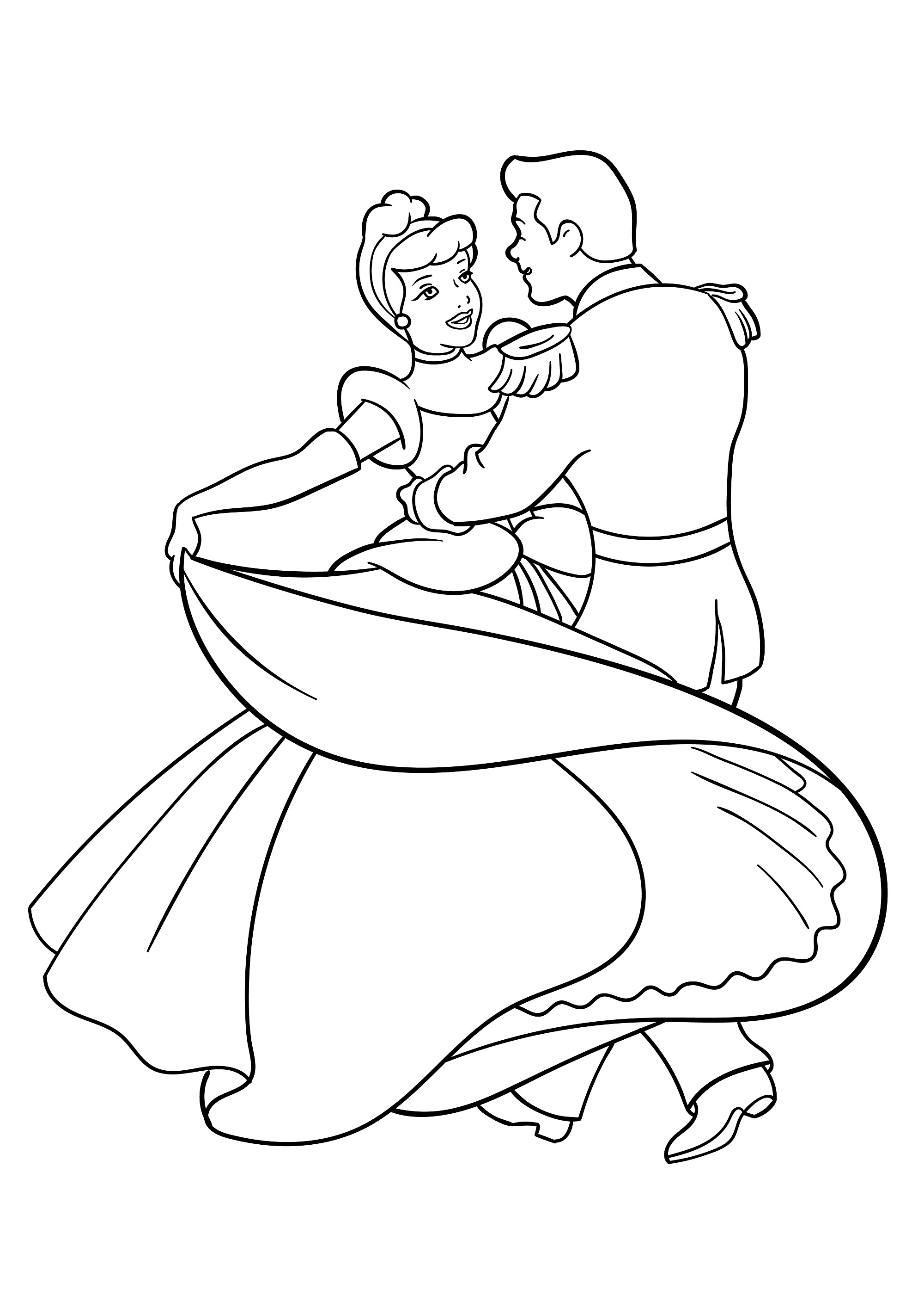 128 Cinderella Coloring Pages Printable 119