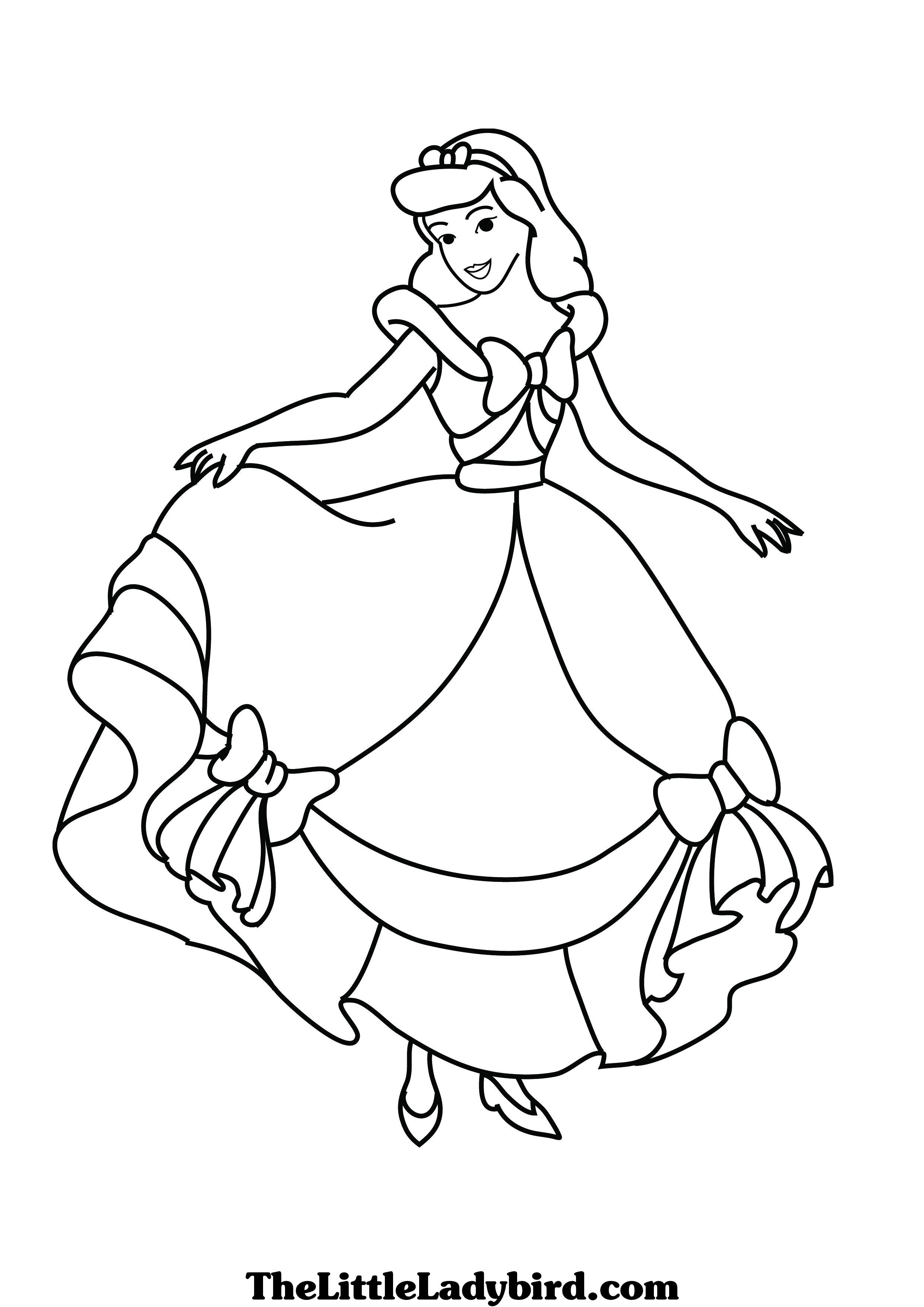 128 Cinderella Coloring Pages Printable 15