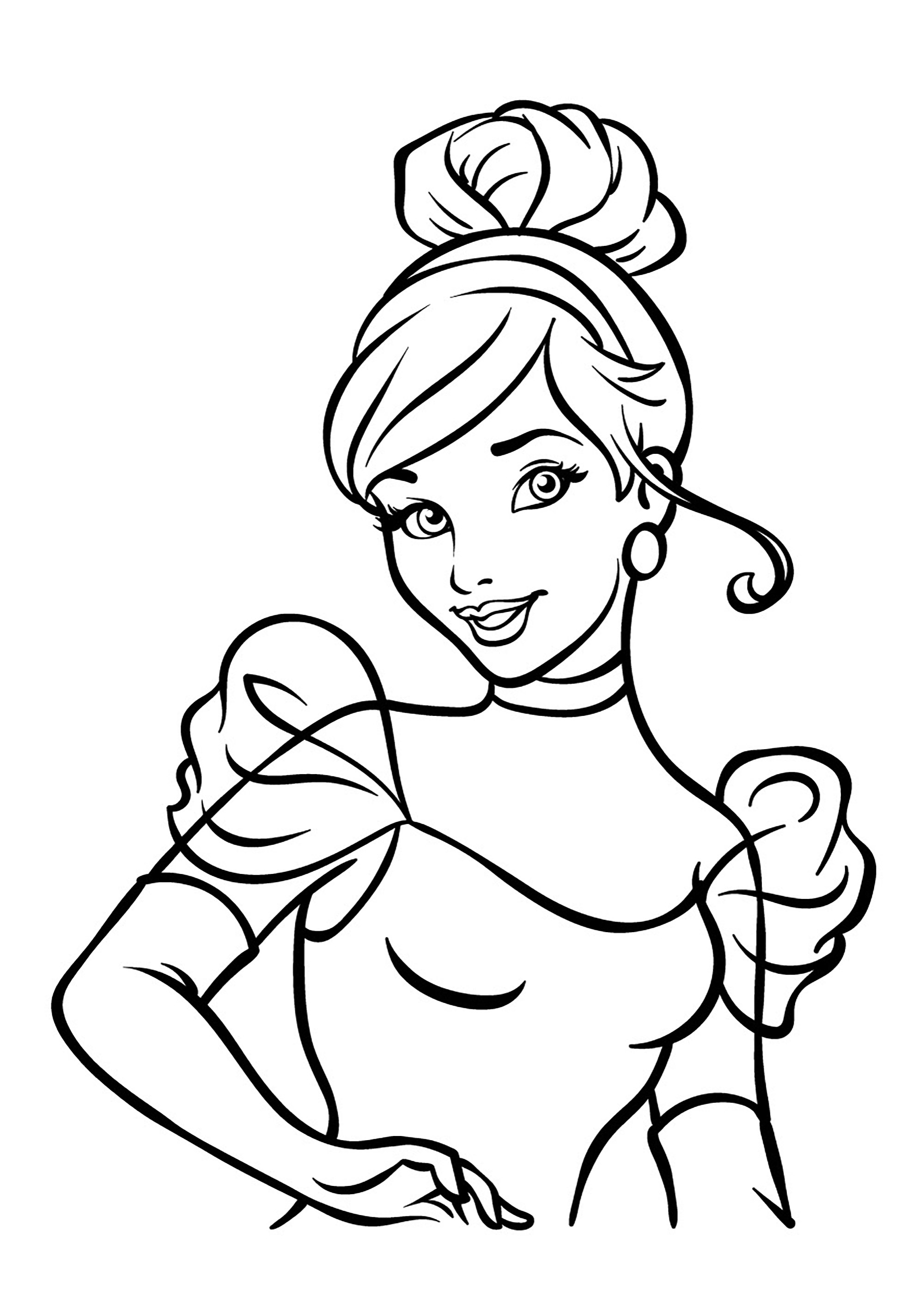 128 Cinderella Coloring Pages Printable 16