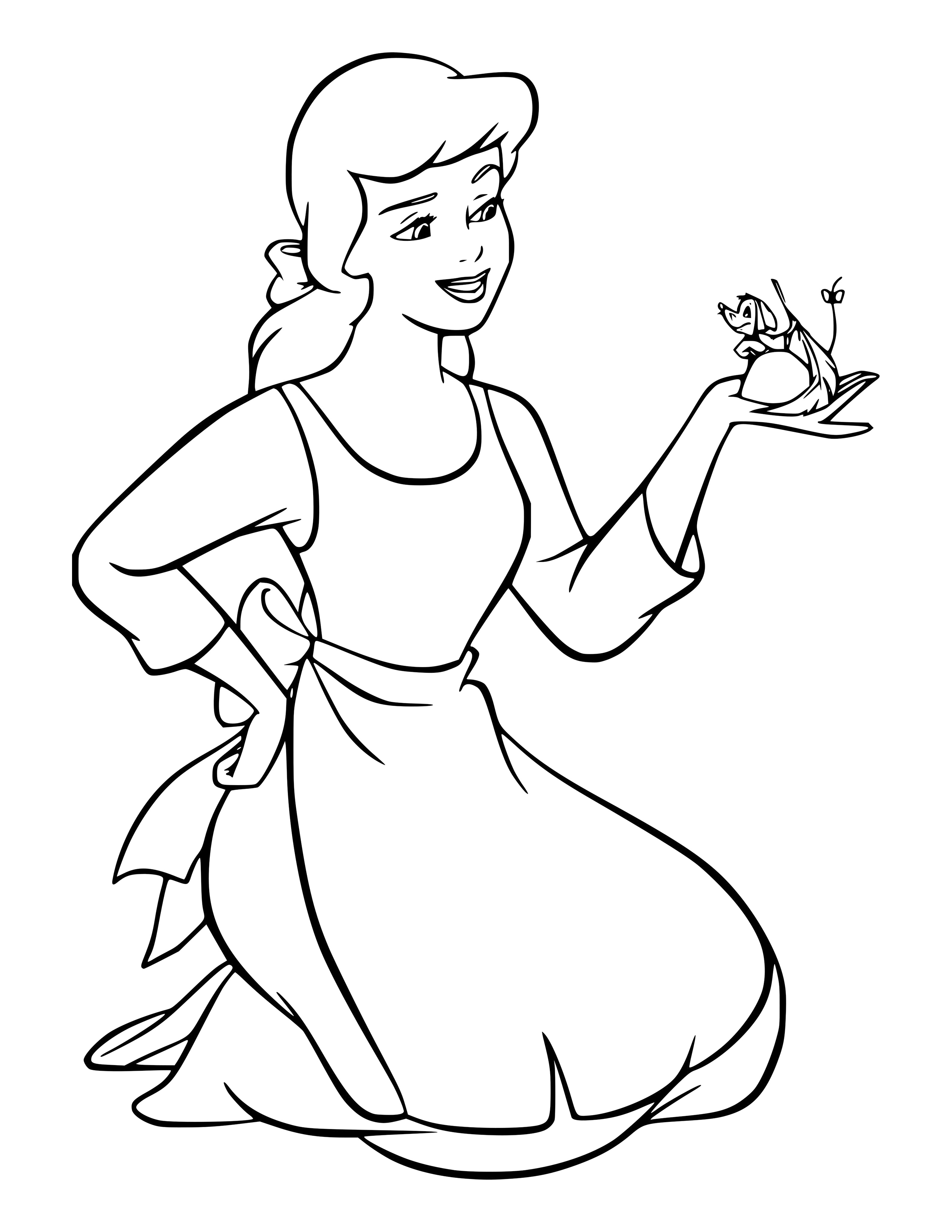 128 Cinderella Coloring Pages Printable 2