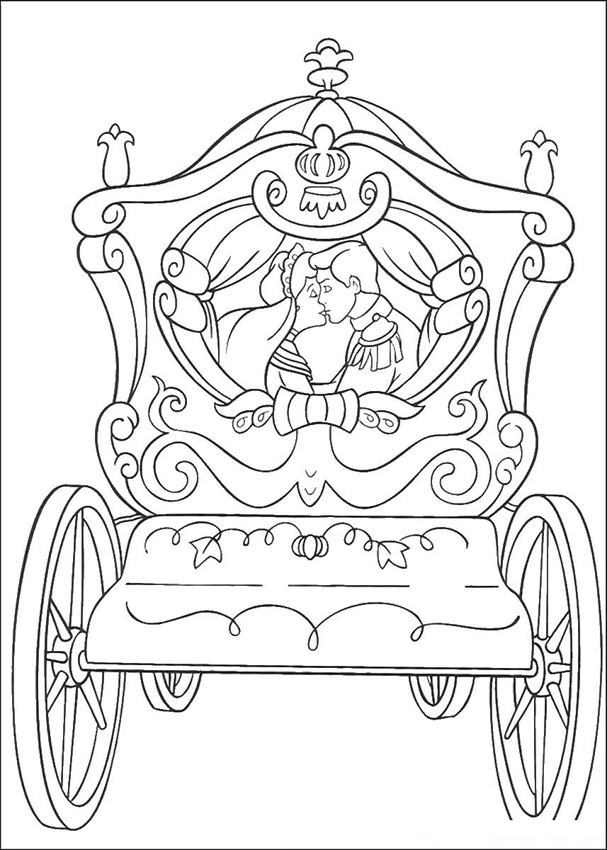 128 Cinderella Coloring Pages Printable 3