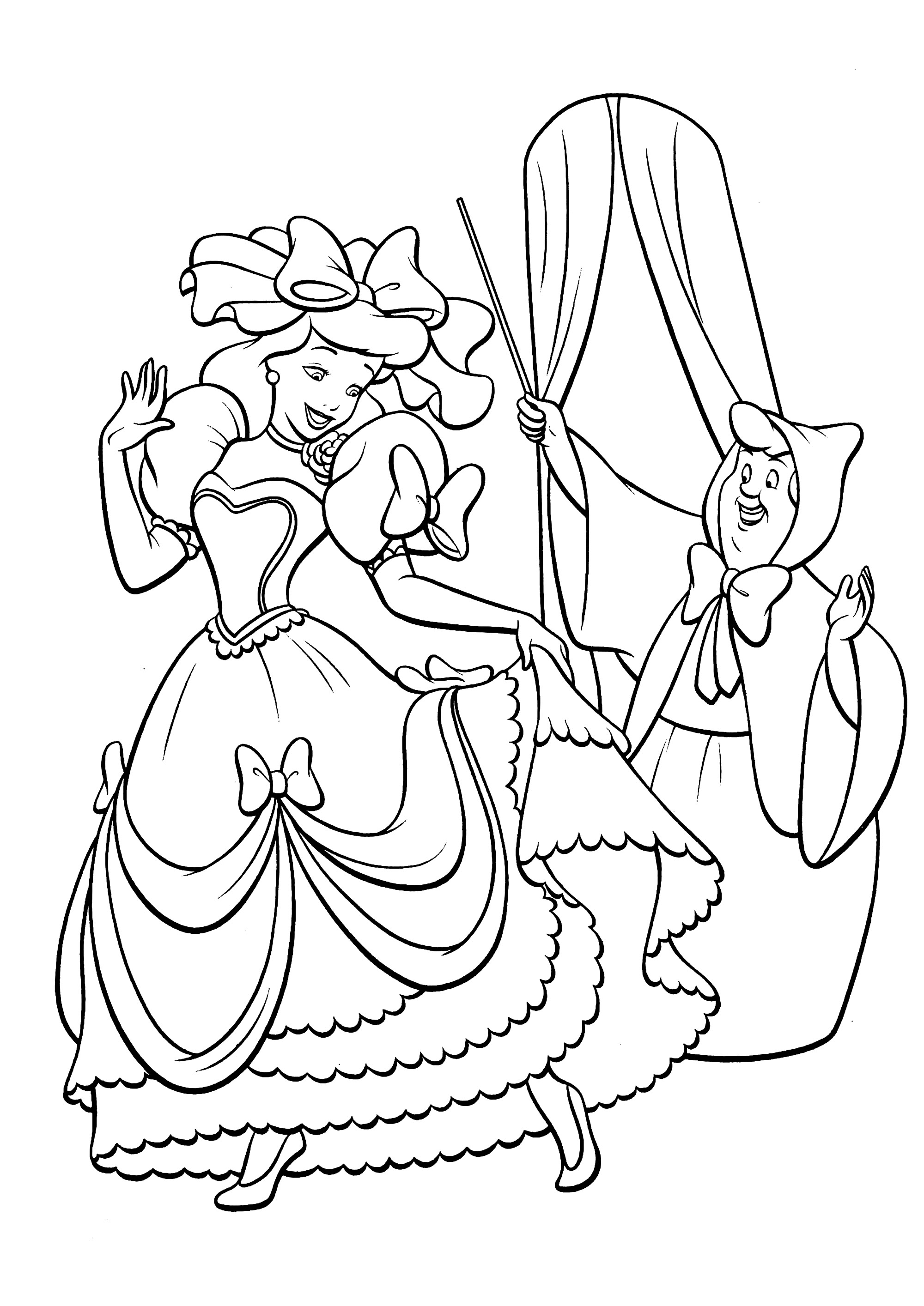 128 Cinderella Coloring Pages Printable 34