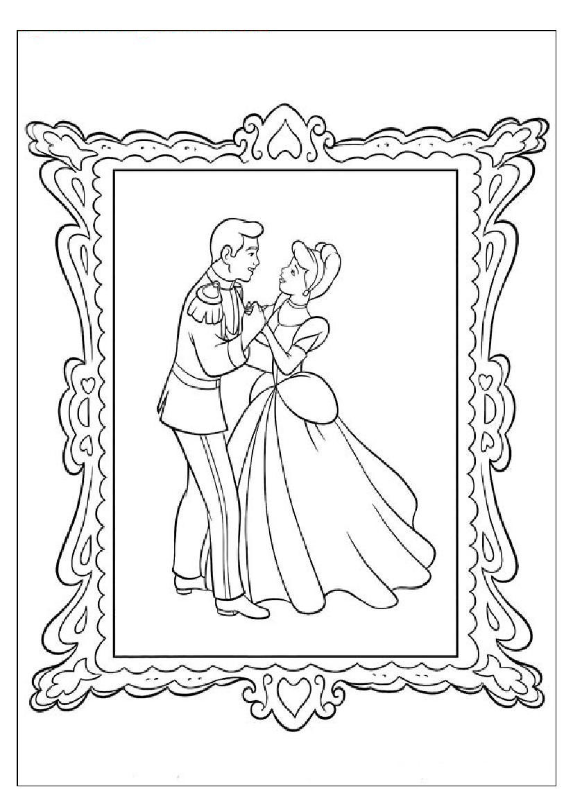 128 Cinderella Coloring Pages Printable 35