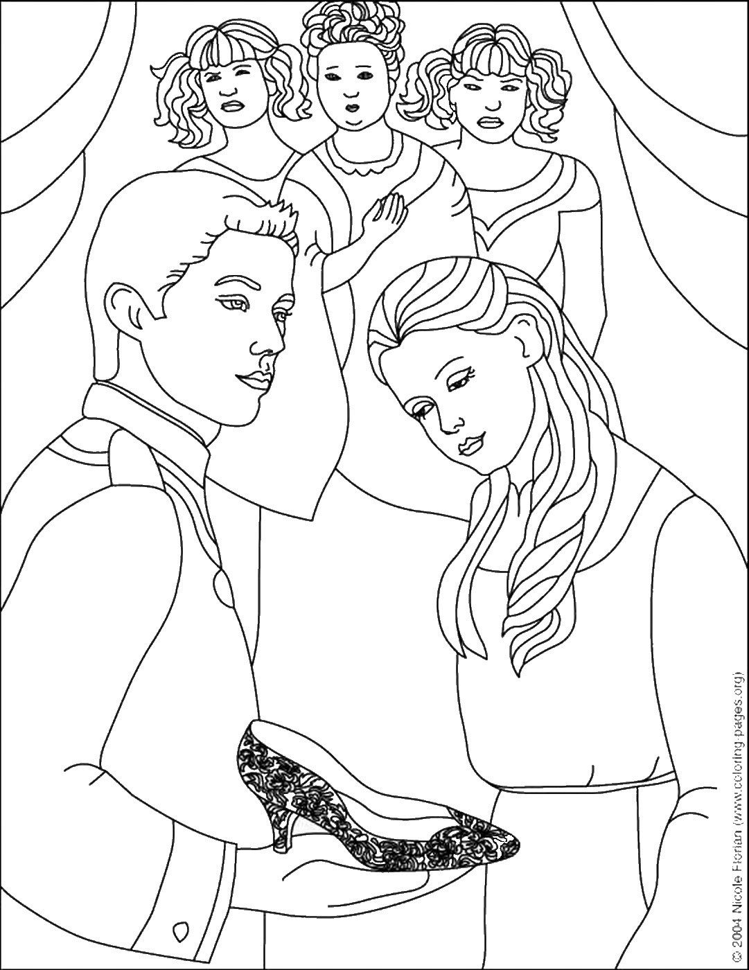 128 Cinderella Coloring Pages Printable 37