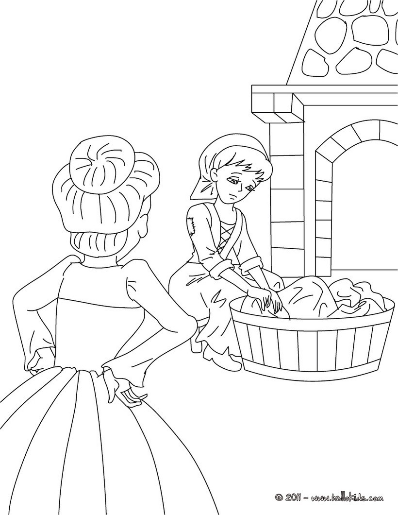 128 Cinderella Coloring Pages Printable 44