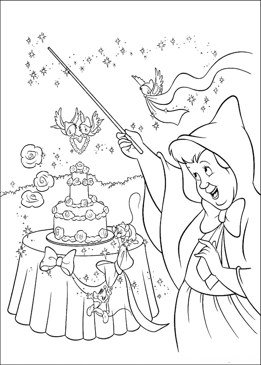 128 Cinderella Coloring Pages Printable 45