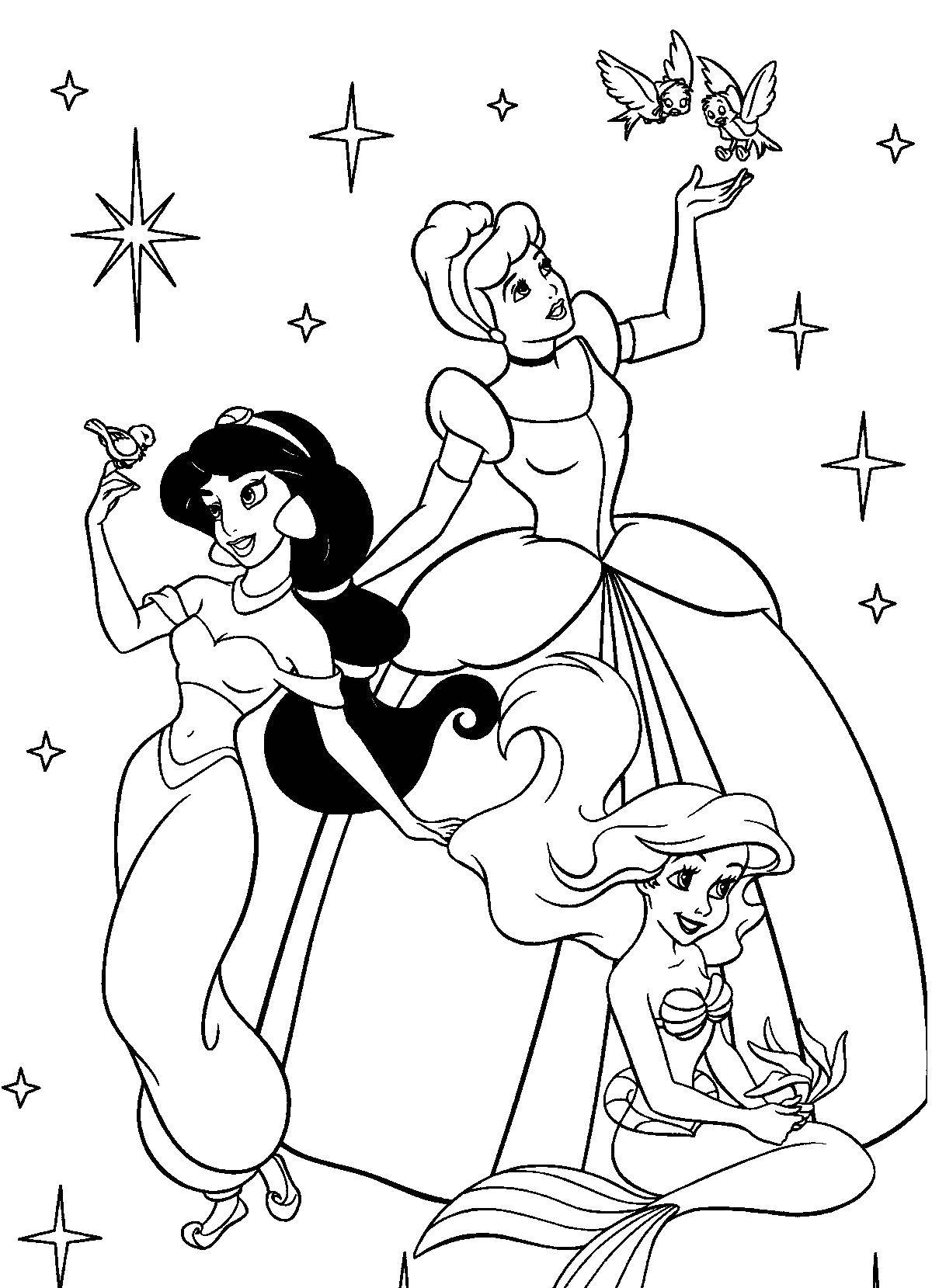 128 Cinderella Coloring Pages Printable 48