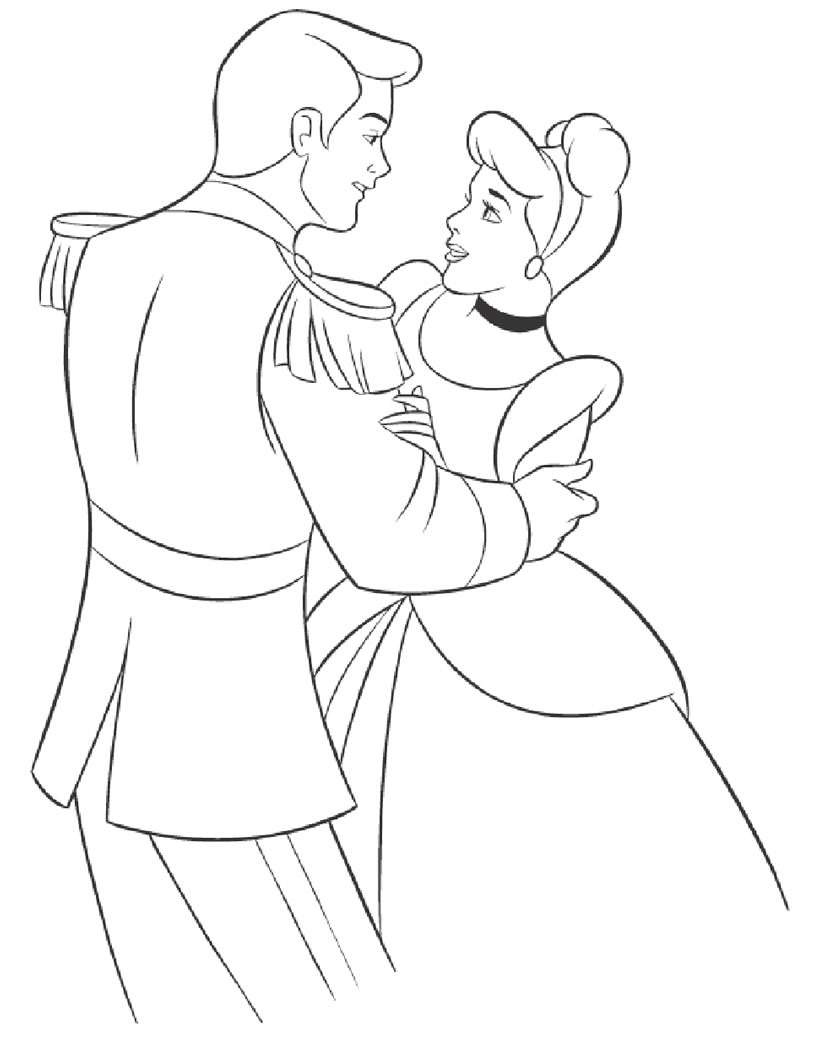 128 Cinderella Coloring Pages Printable 49