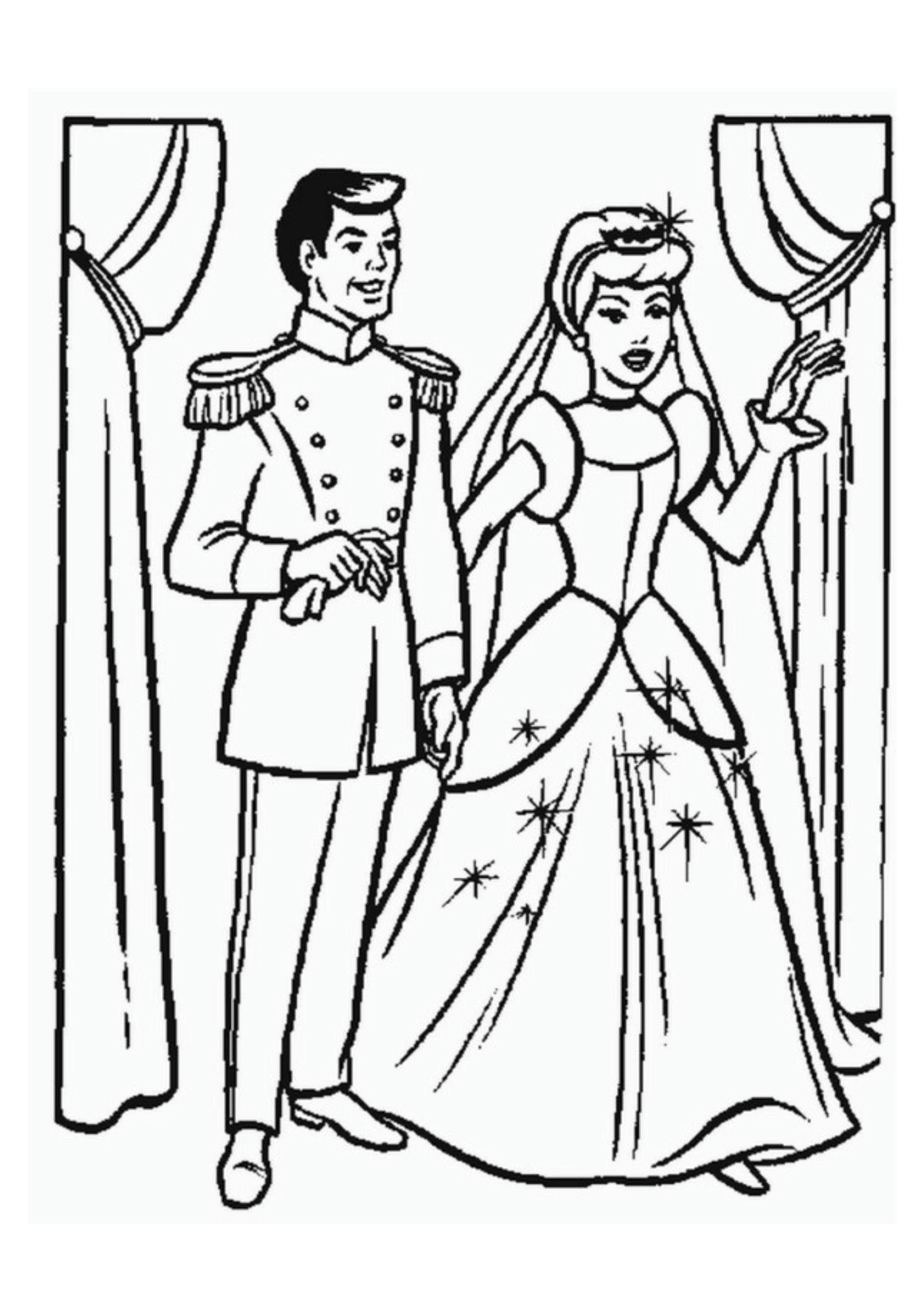 128 Cinderella Coloring Pages Printable 50