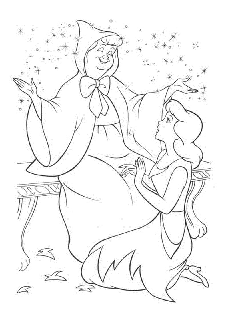 128 Cinderella Coloring Pages Printable 54