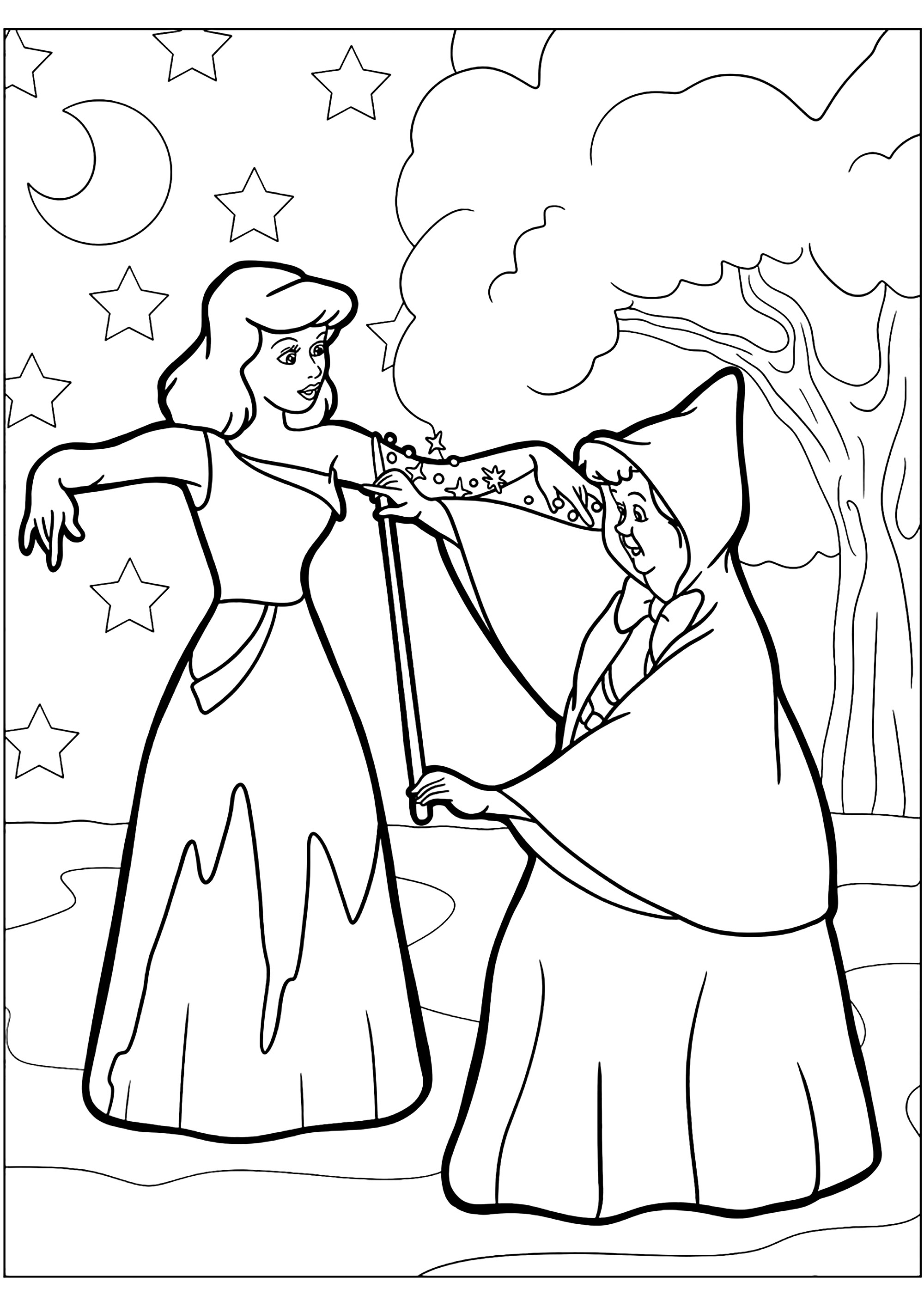 128 Cinderella Coloring Pages Printable 56