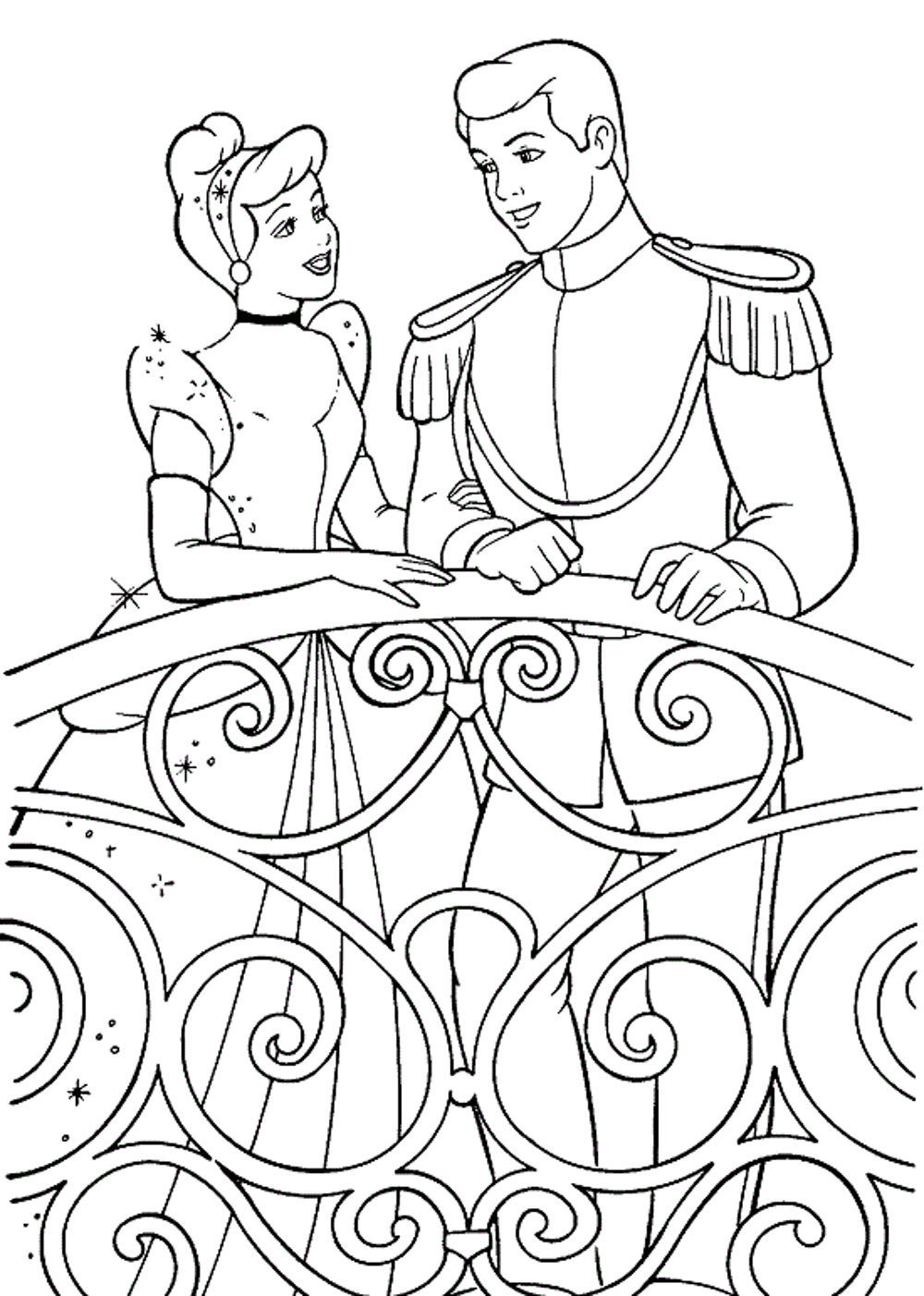 128 Cinderella Coloring Pages Printable 57