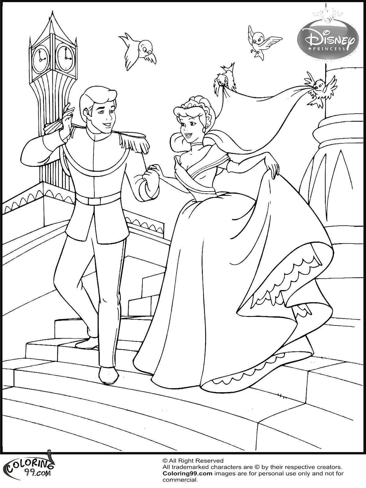 128 Cinderella Coloring Pages Printable 67