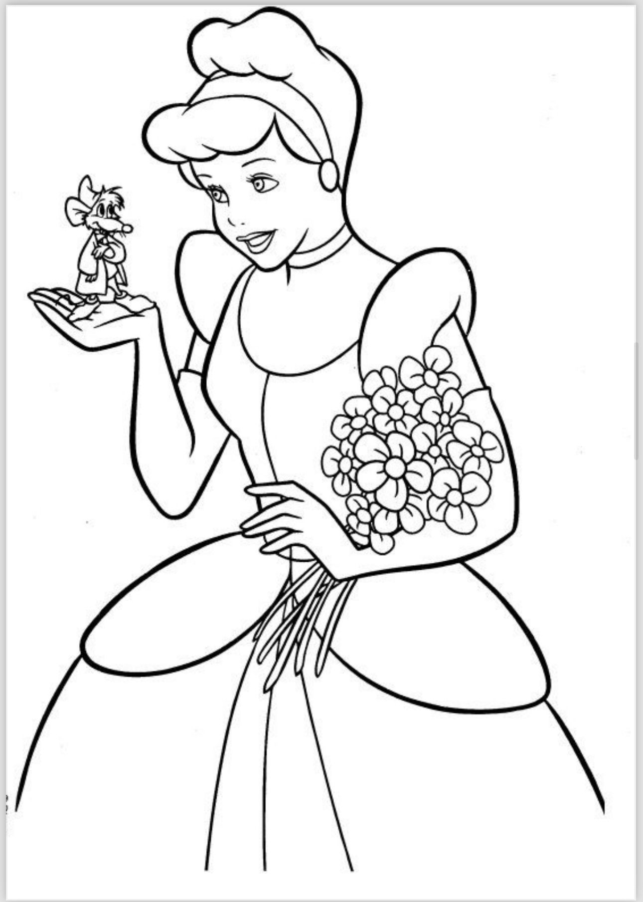 128 Cinderella Coloring Pages Printable 73