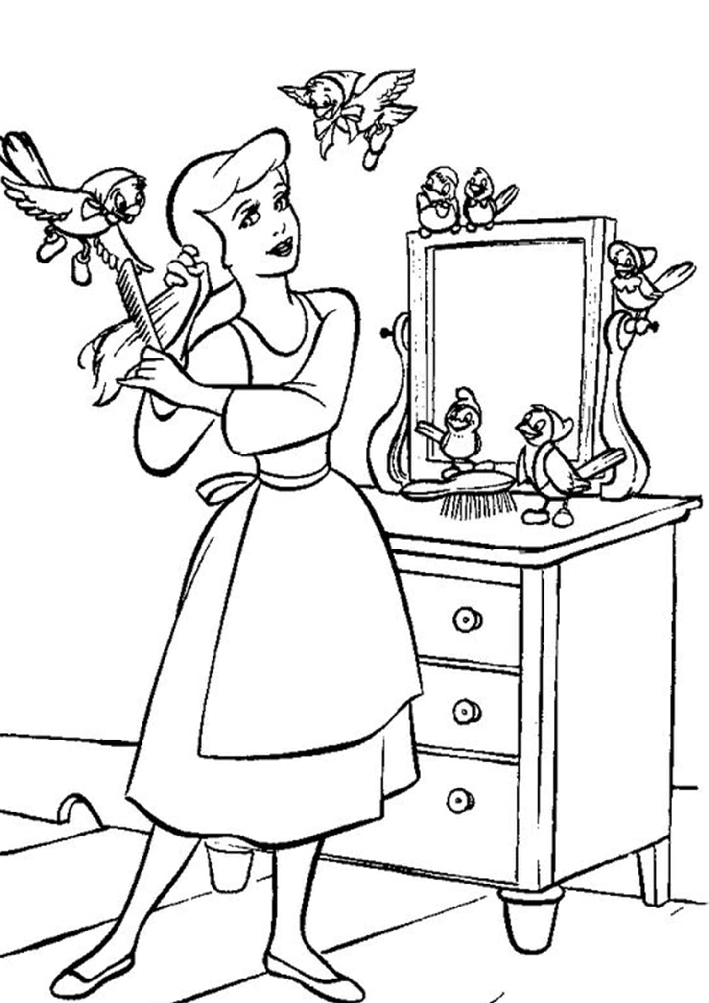 128 Cinderella Coloring Pages Printable 74