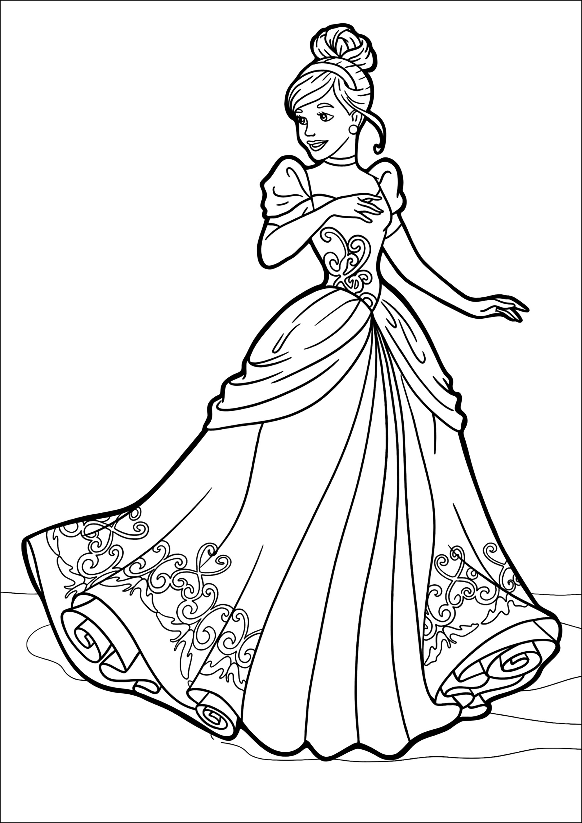 128 Cinderella Coloring Pages Printable 79