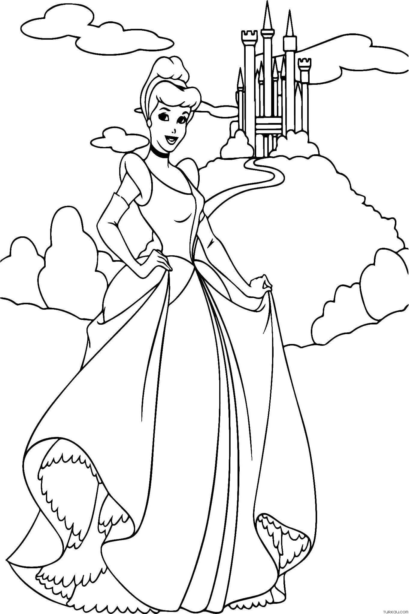 128 Cinderella Coloring Pages Printable 80