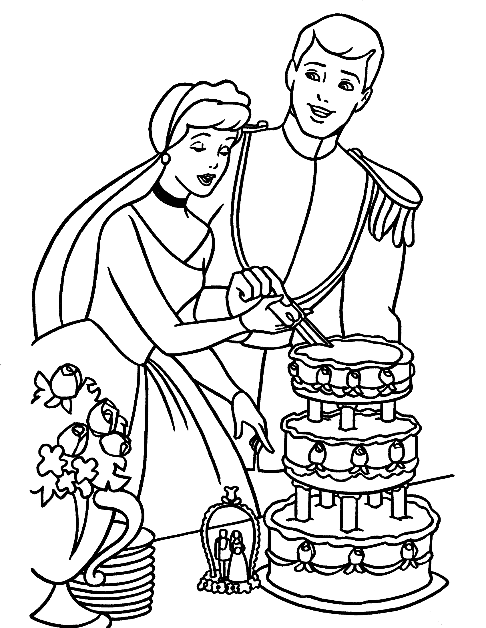 128 Cinderella Coloring Pages Printable 82