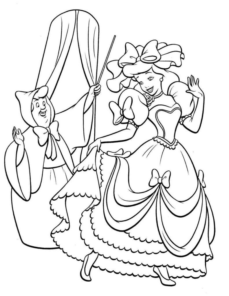 128 Cinderella Coloring Pages Printable 86