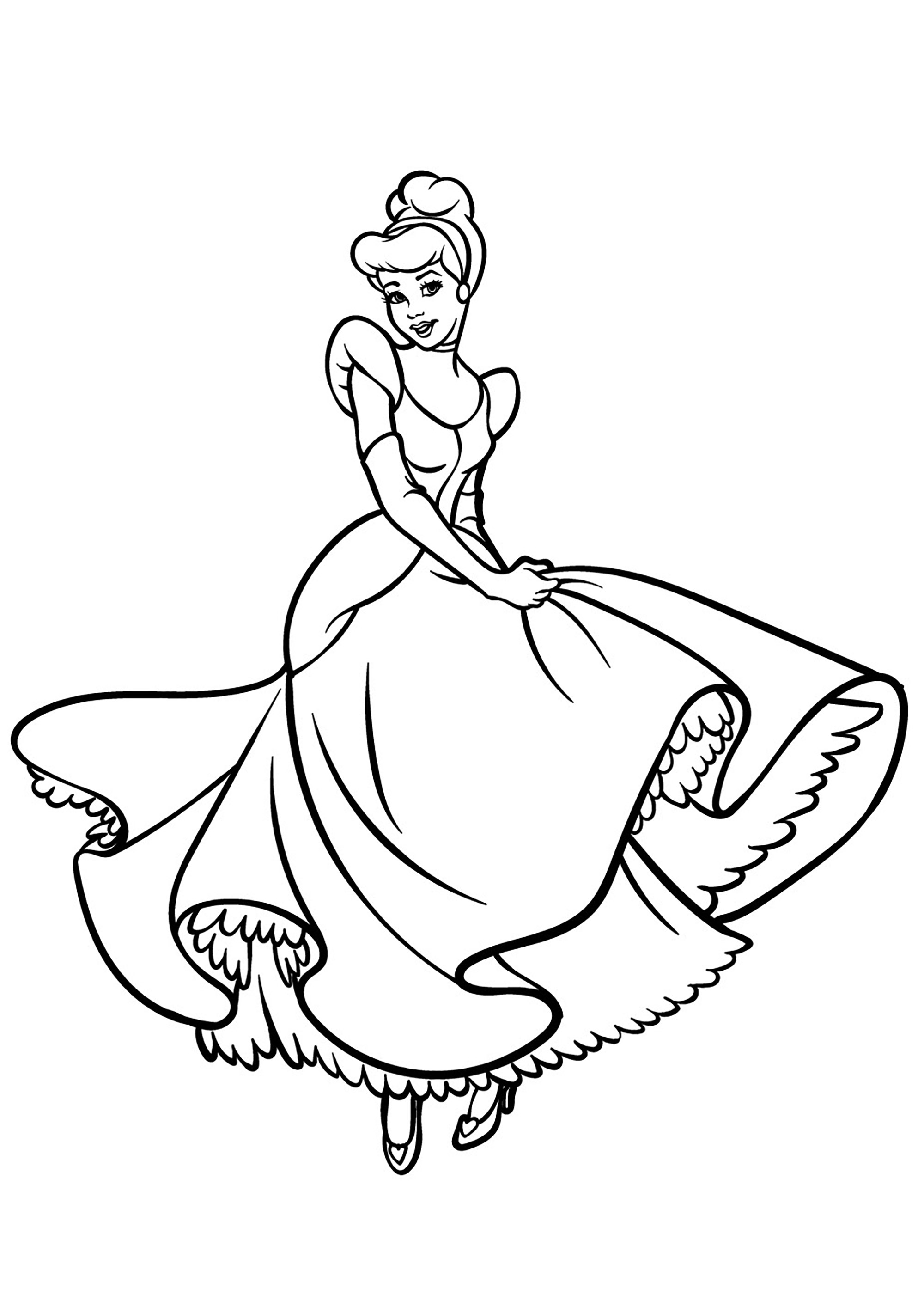 128 Cinderella Coloring Pages Printable 89