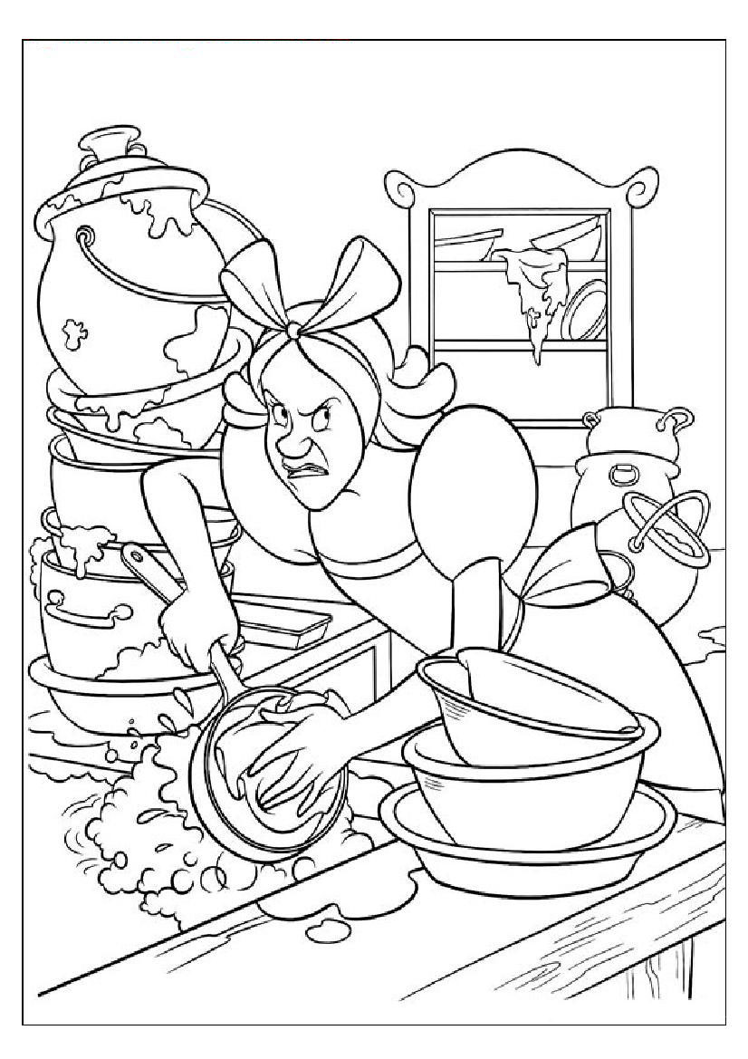 128 Cinderella Coloring Pages Printable 93