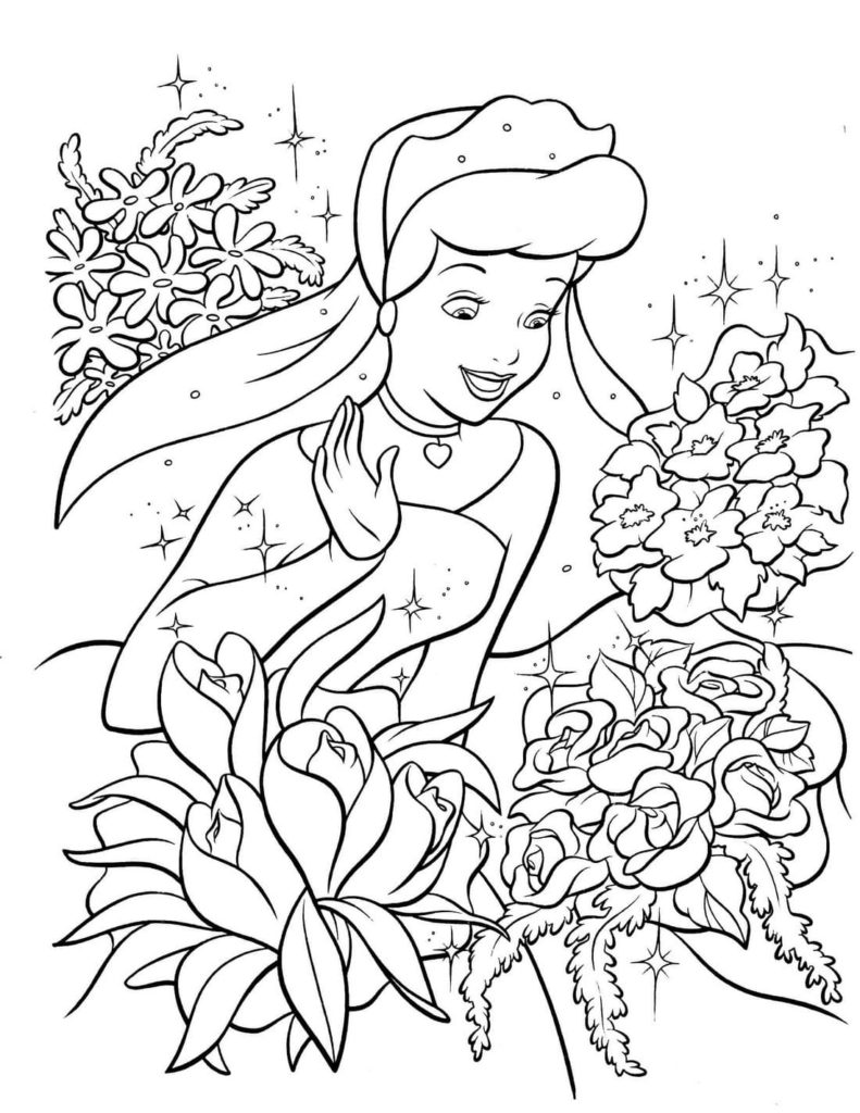 128 Cinderella Coloring Pages Printable 98