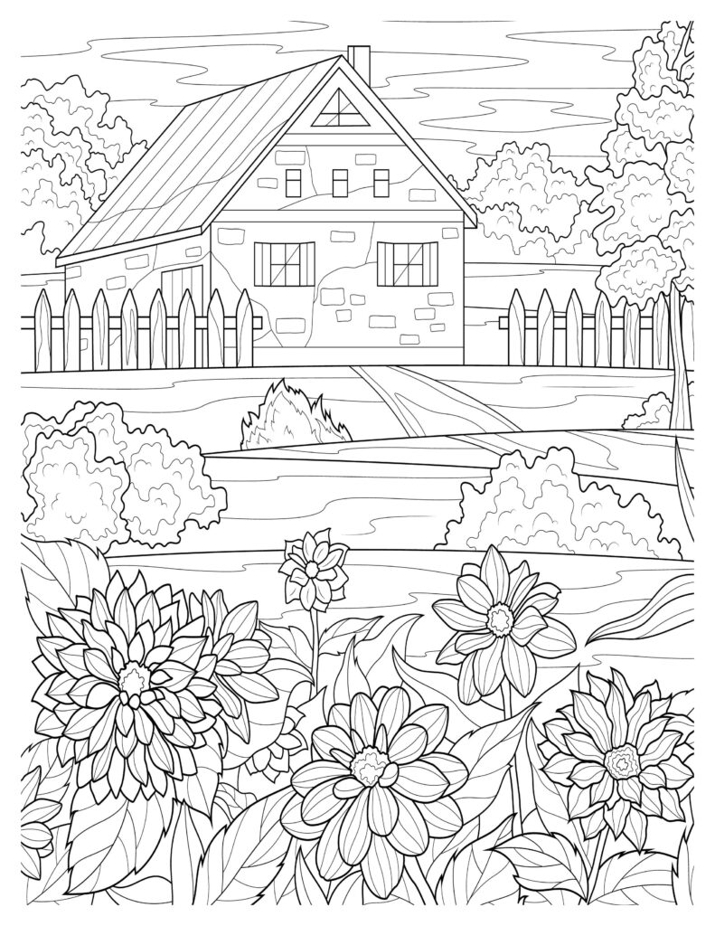 128+ Greenhouse Coloring Pages Printable 8