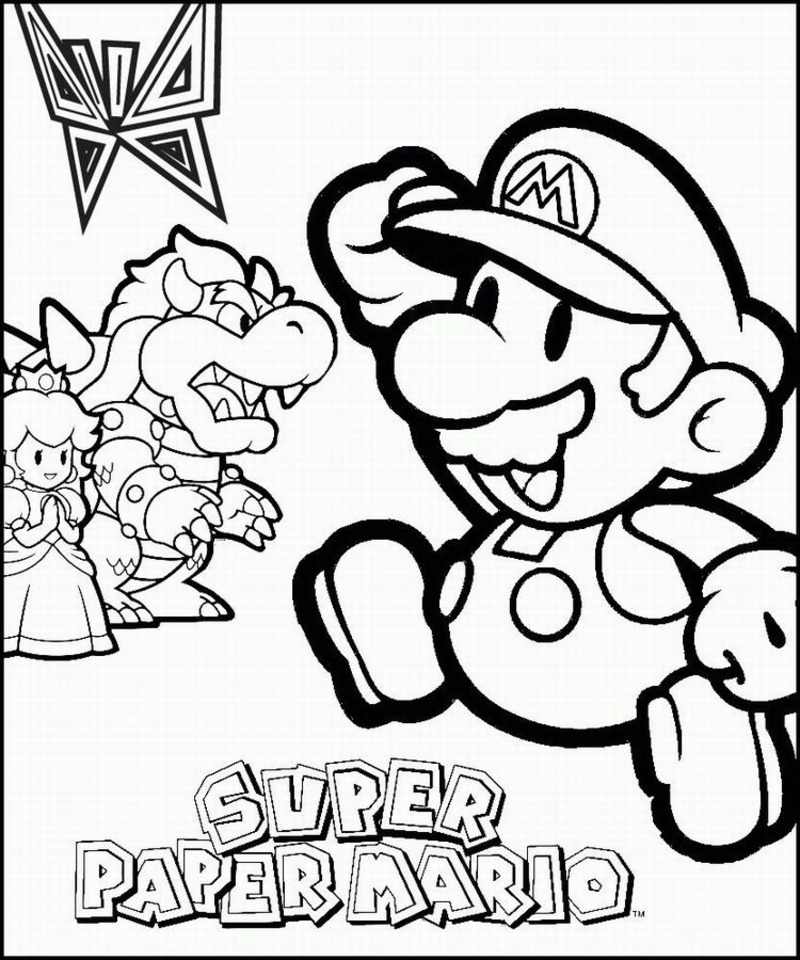 130+ Bowser Color Page Printable 114