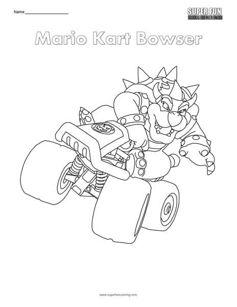 130+ Bowser Color Page Printable 30