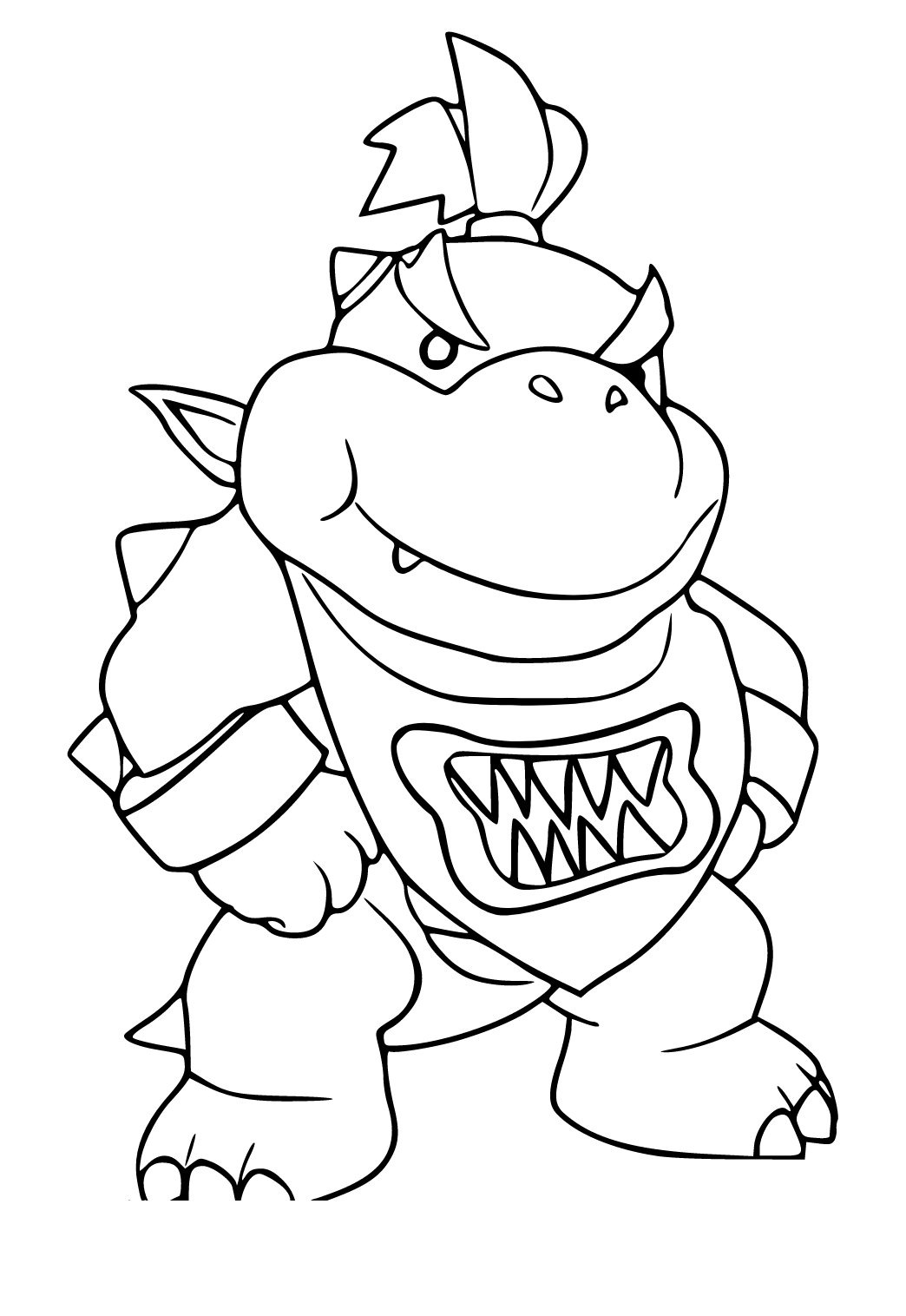 130+ Bowser Color Page Printable 64