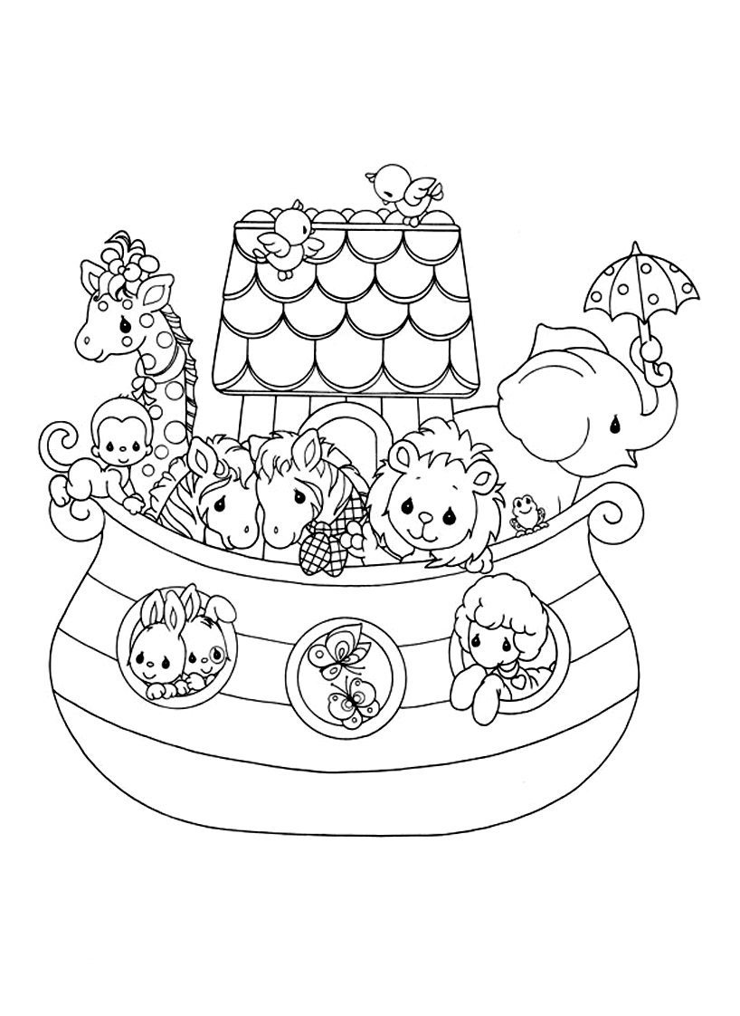 140+ Precious Moments Coloring Pages for Sweet Moments 106