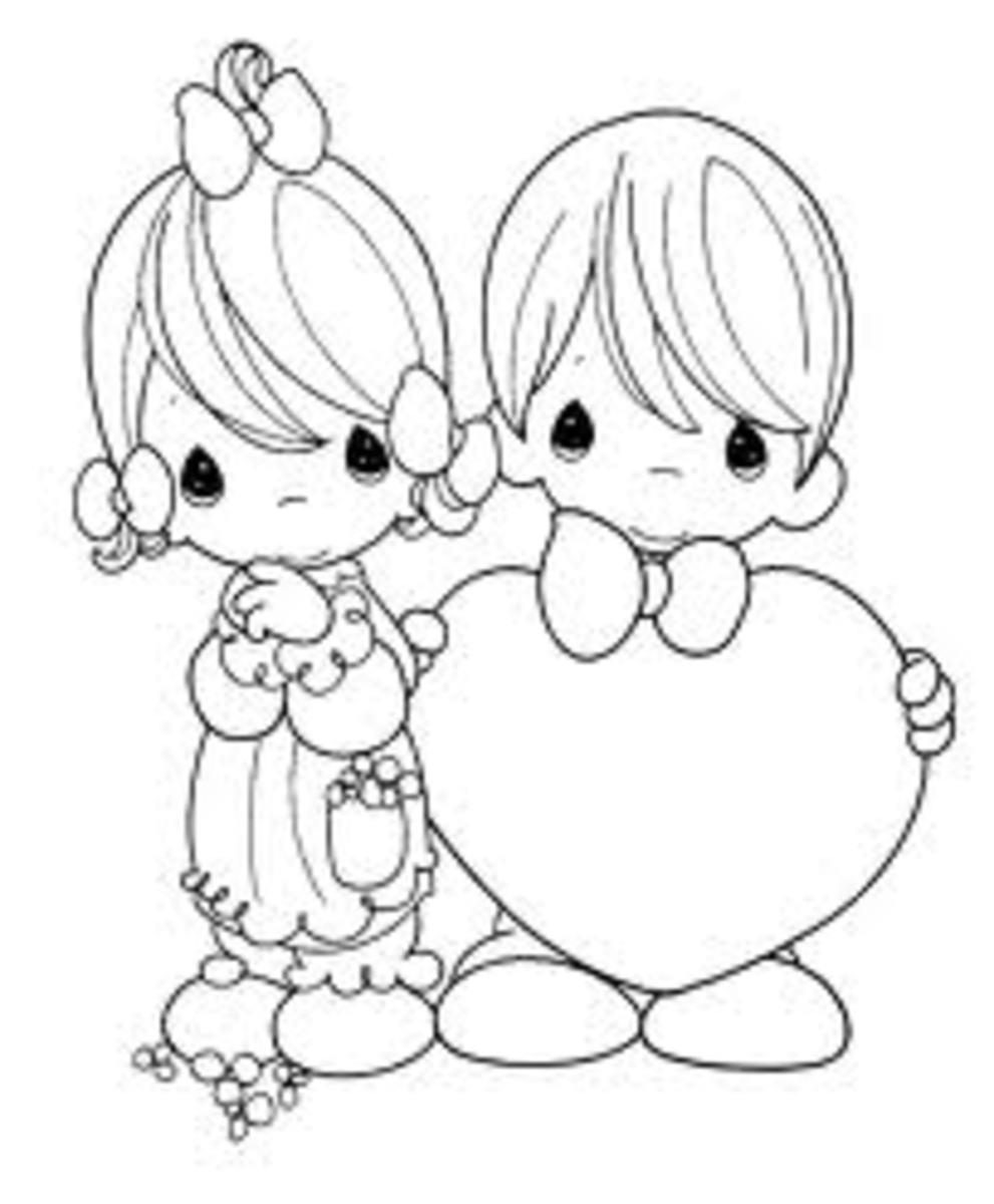 140+ Precious Moments Coloring Pages for Sweet Moments 11