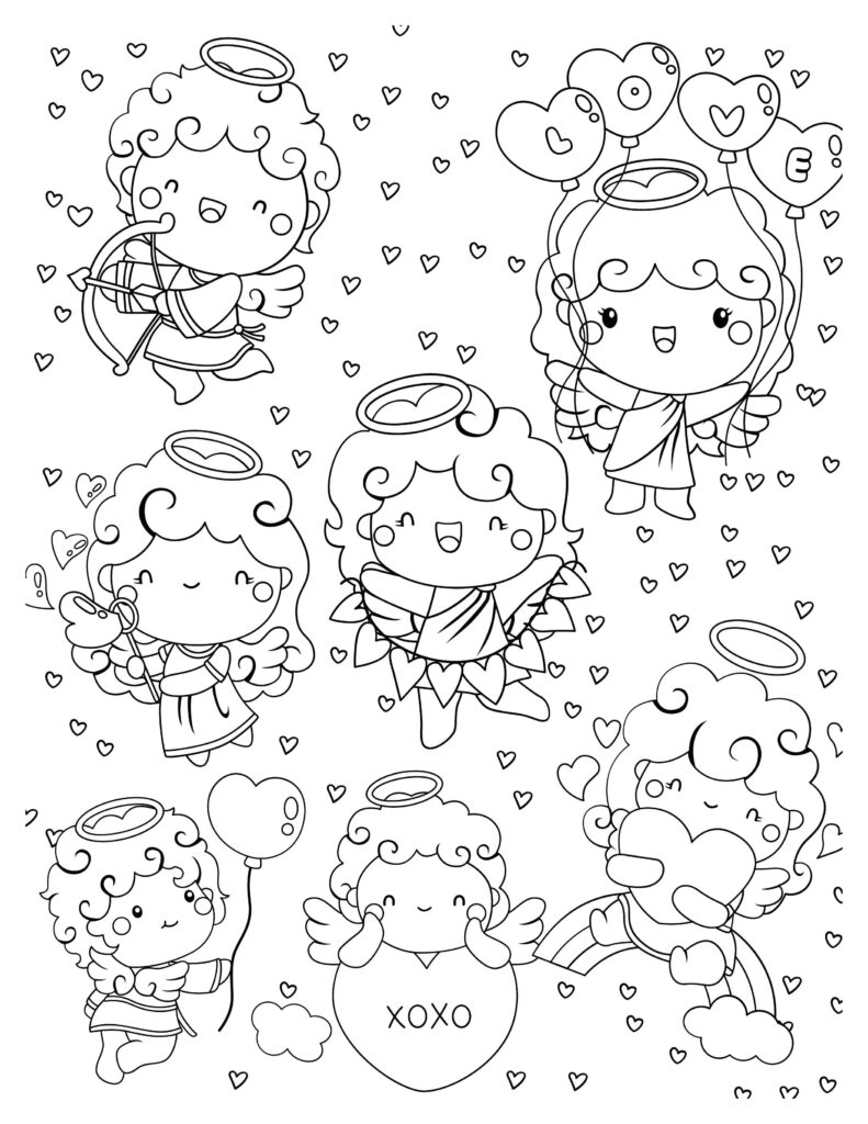 140+ Precious Moments Coloring Pages for Sweet Moments 113