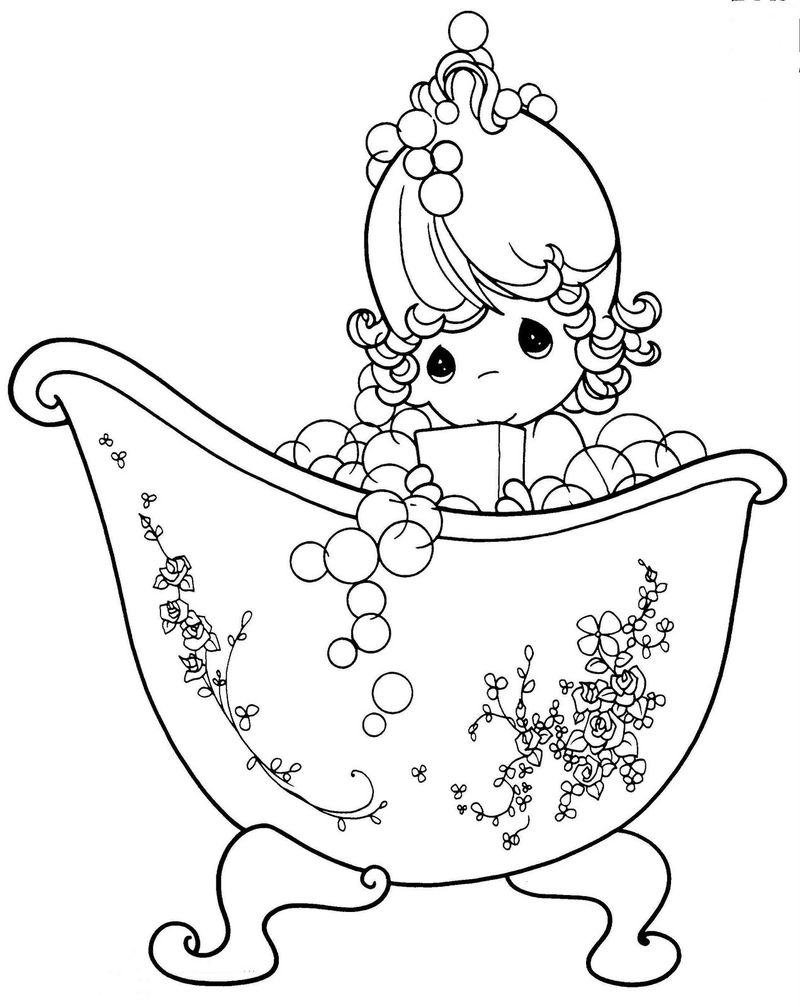 140+ Precious Moments Coloring Pages for Sweet Moments 21