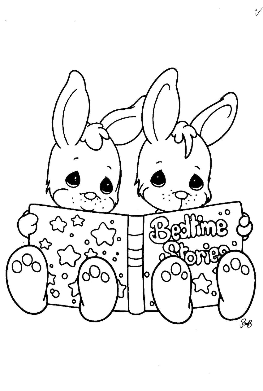 140+ Precious Moments Coloring Pages for Sweet Moments 25