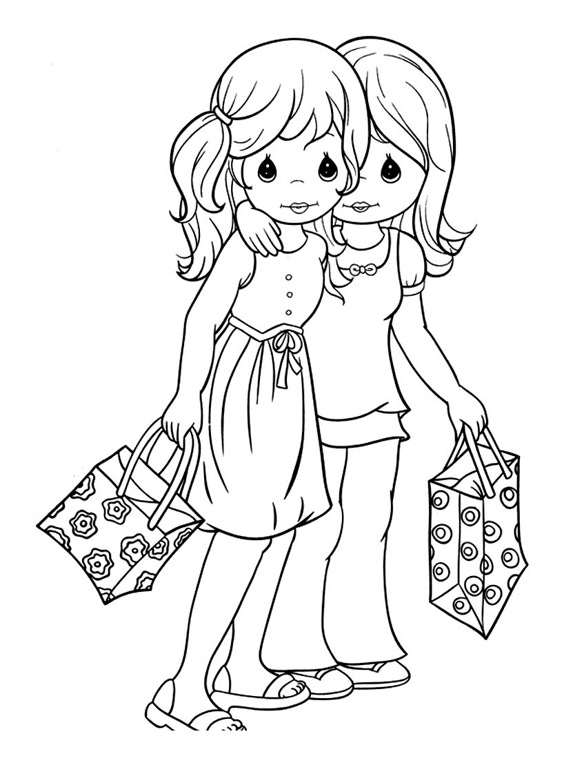 140+ Precious Moments Coloring Pages for Sweet Moments 30