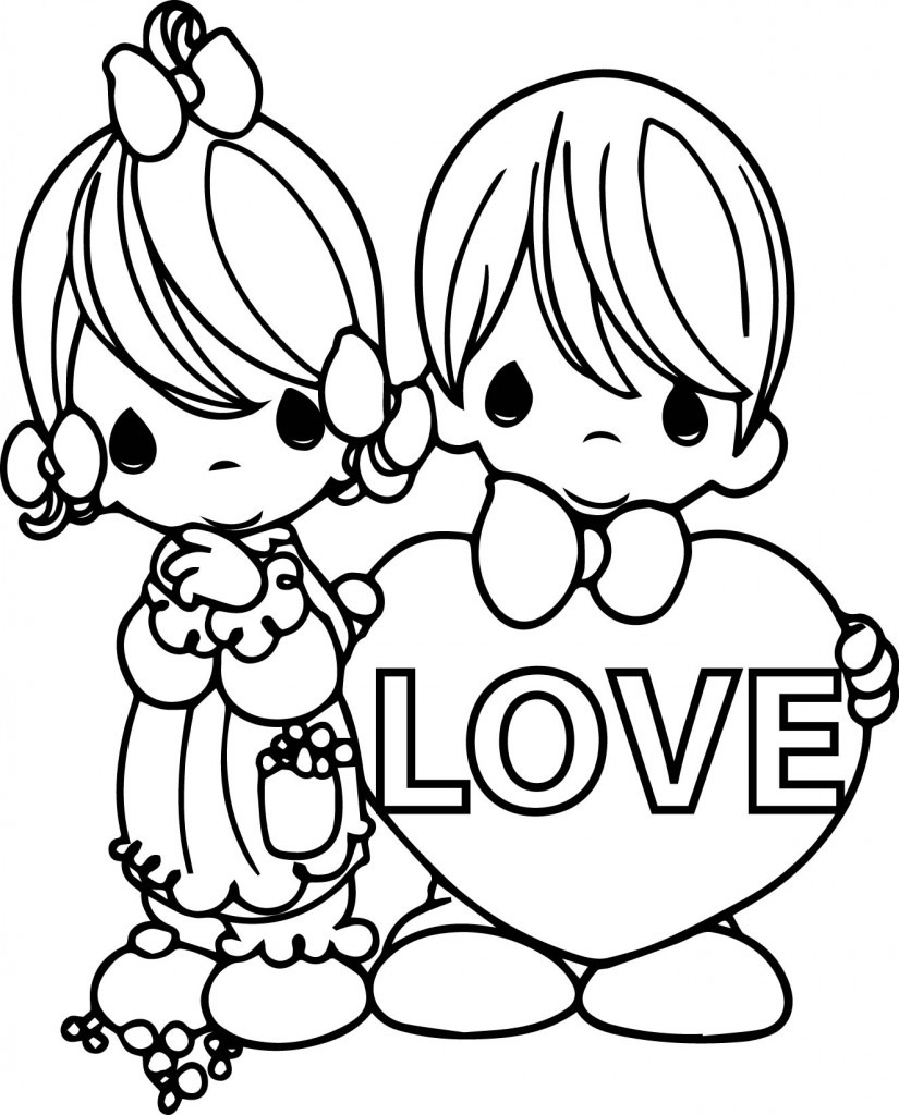 140+ Precious Moments Coloring Pages for Sweet Moments 33