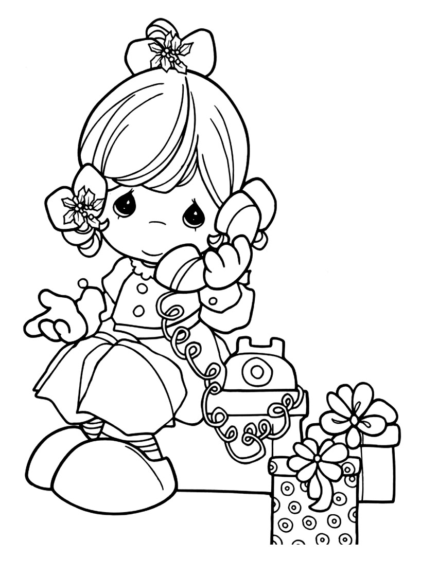 140+ Precious Moments Coloring Pages for Sweet Moments 39