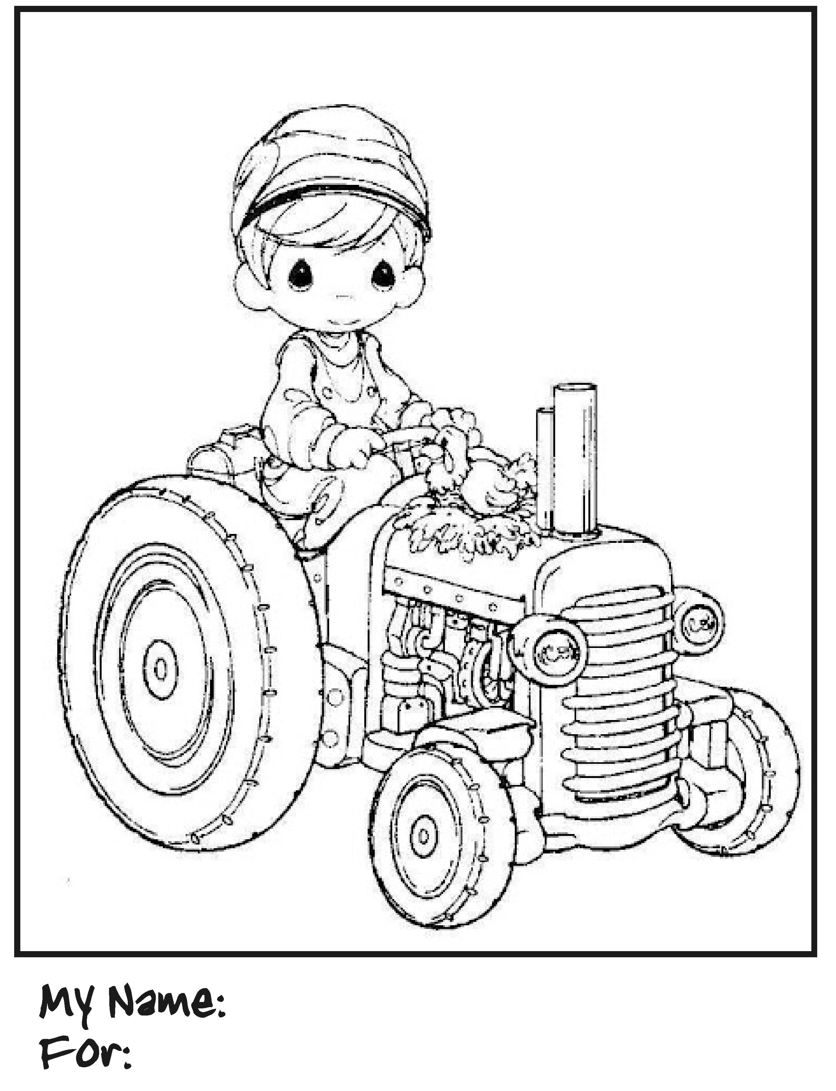 140+ Precious Moments Coloring Pages for Sweet Moments 42