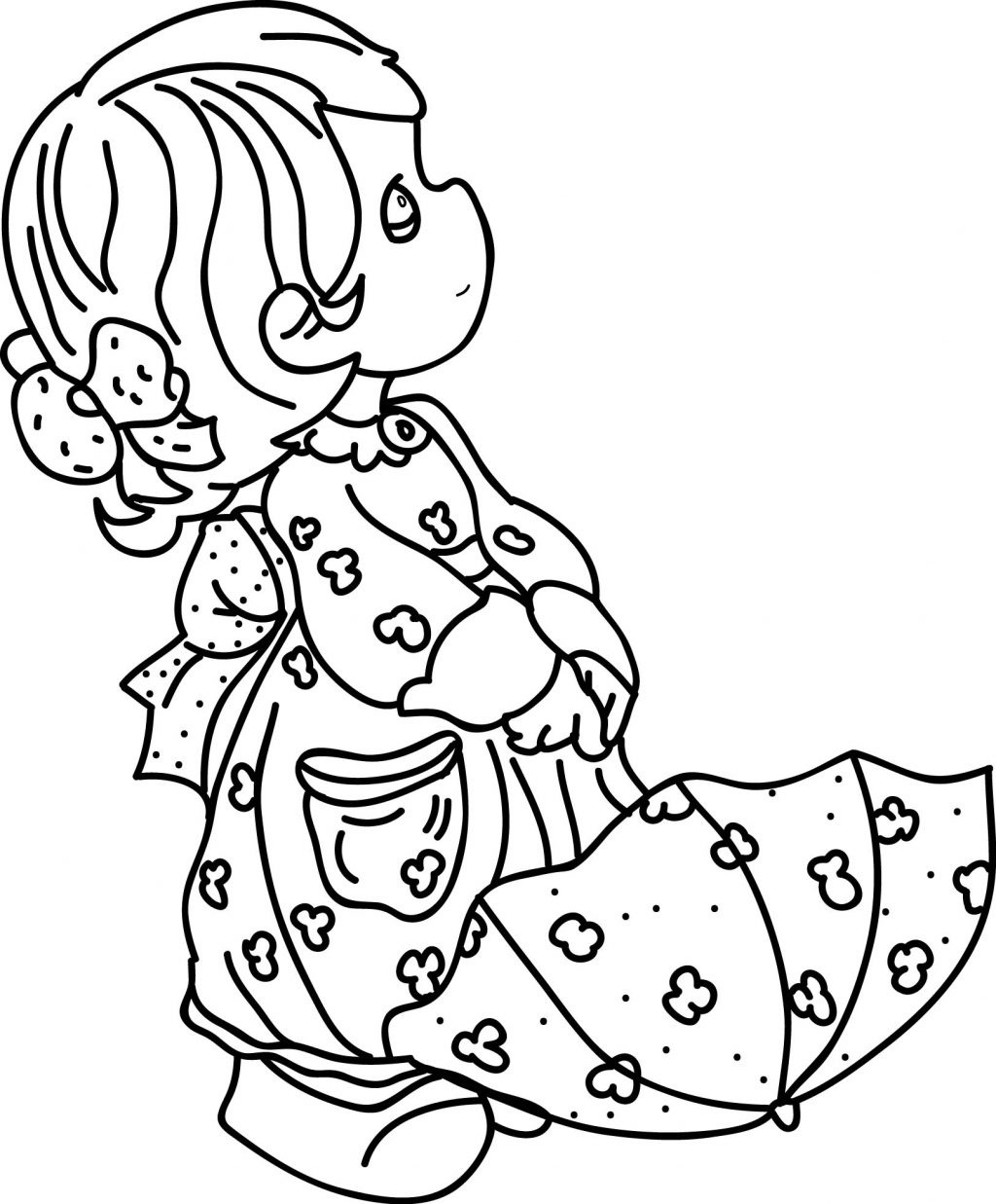 140+ Precious Moments Coloring Pages for Sweet Moments 48