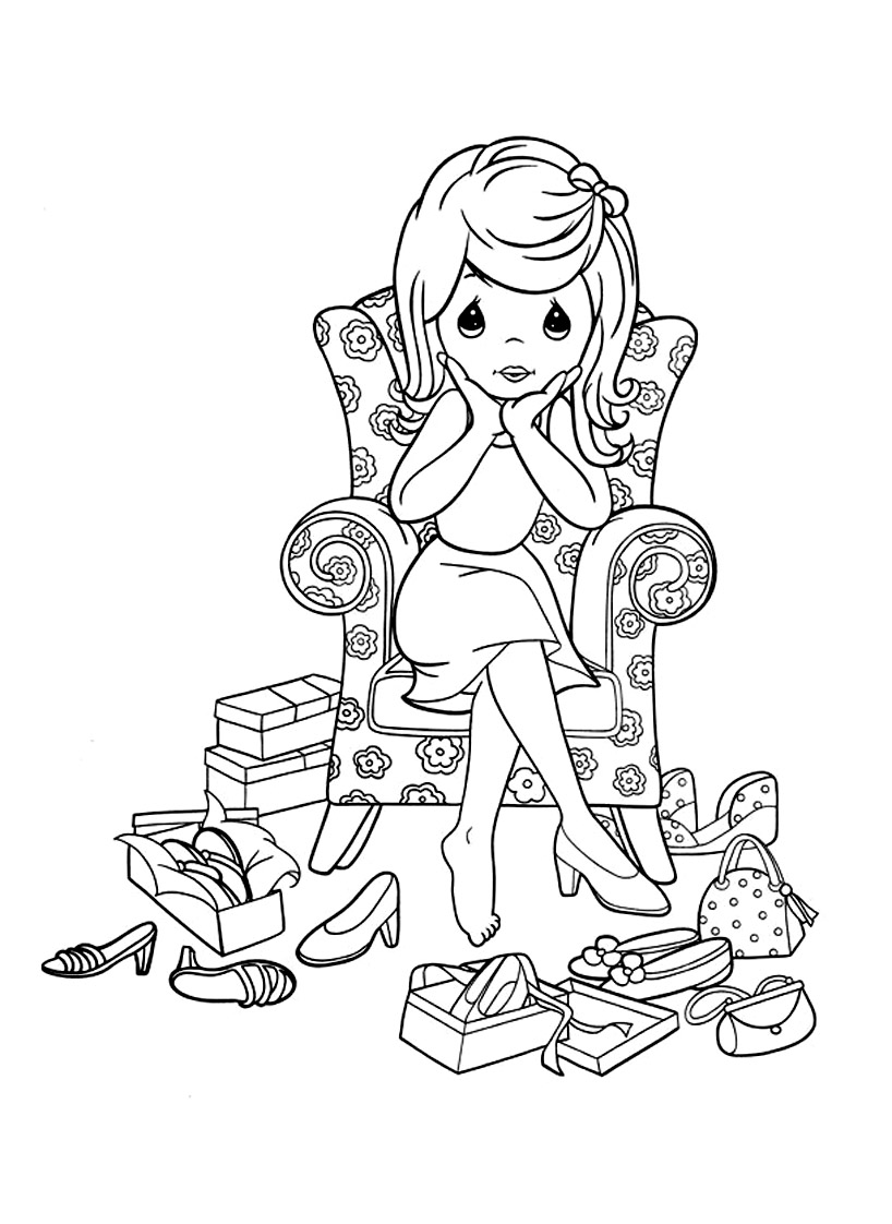 140+ Precious Moments Coloring Pages for Sweet Moments 49