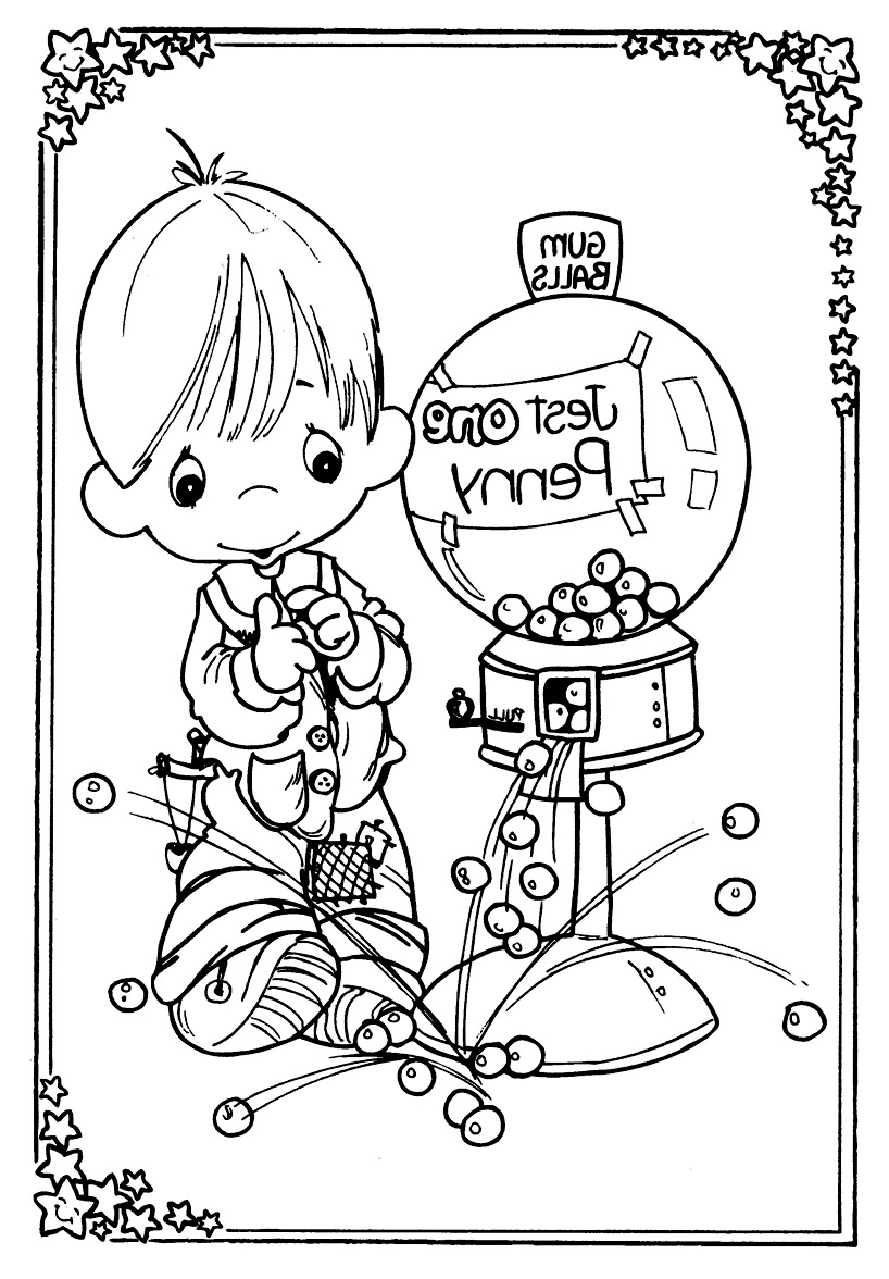 140+ Precious Moments Coloring Pages for Sweet Moments 8