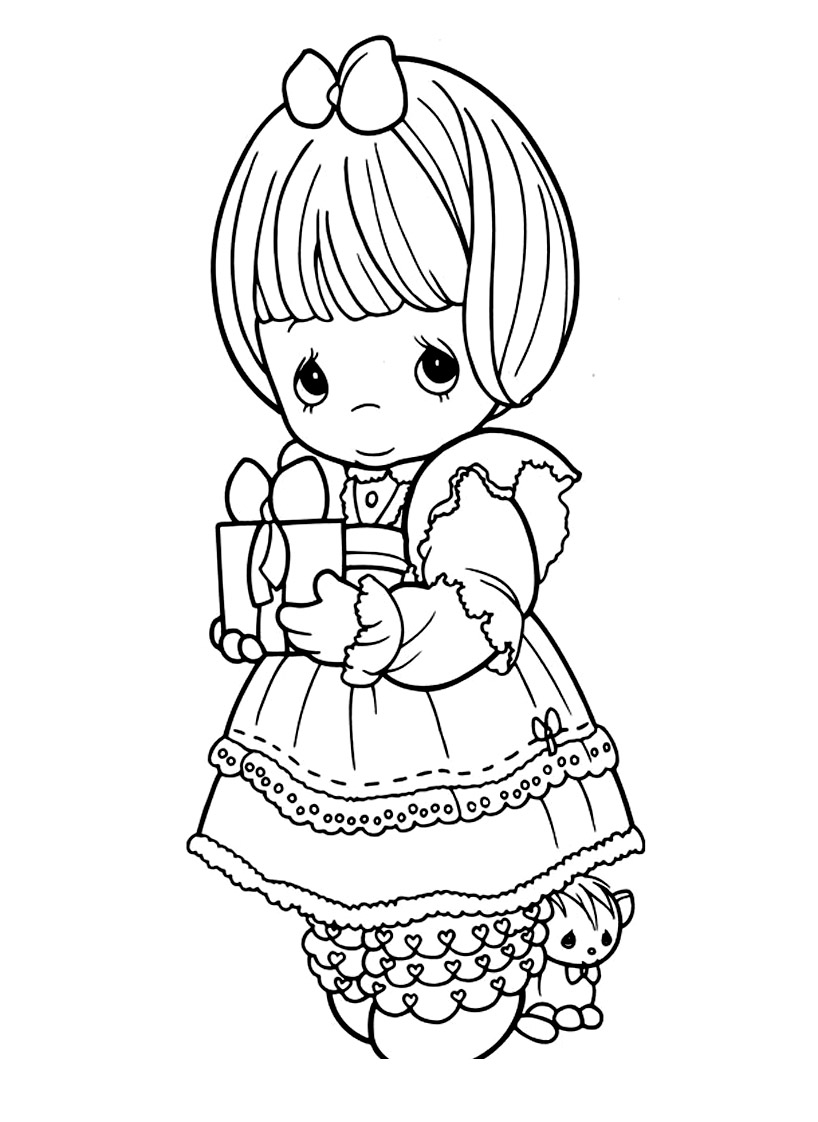 140+ Precious Moments Coloring Pages for Sweet Moments 81